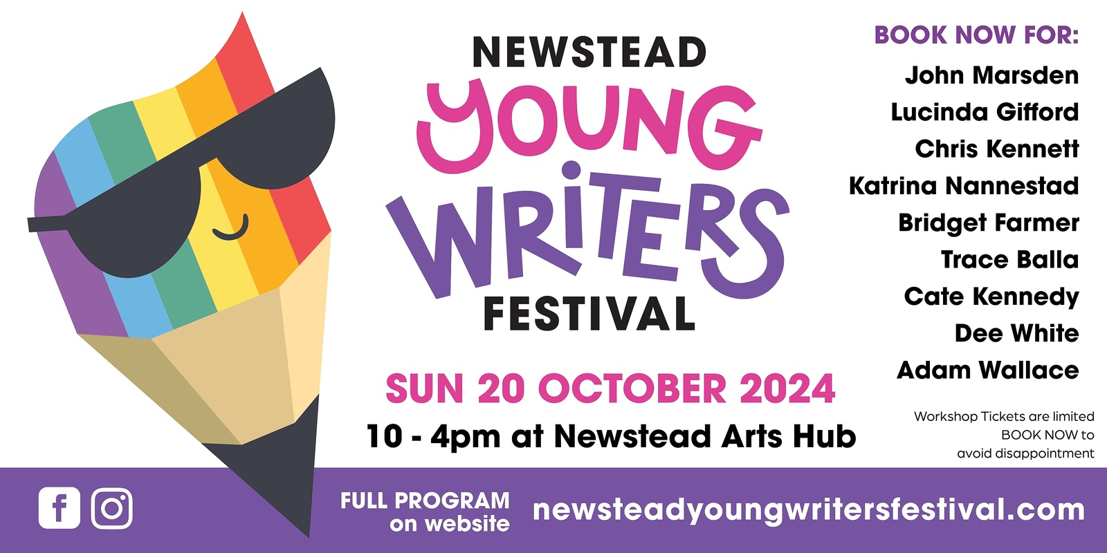 Banner image for Newstead Young Writers Festival 2024 - Workshop & Mentor tickets