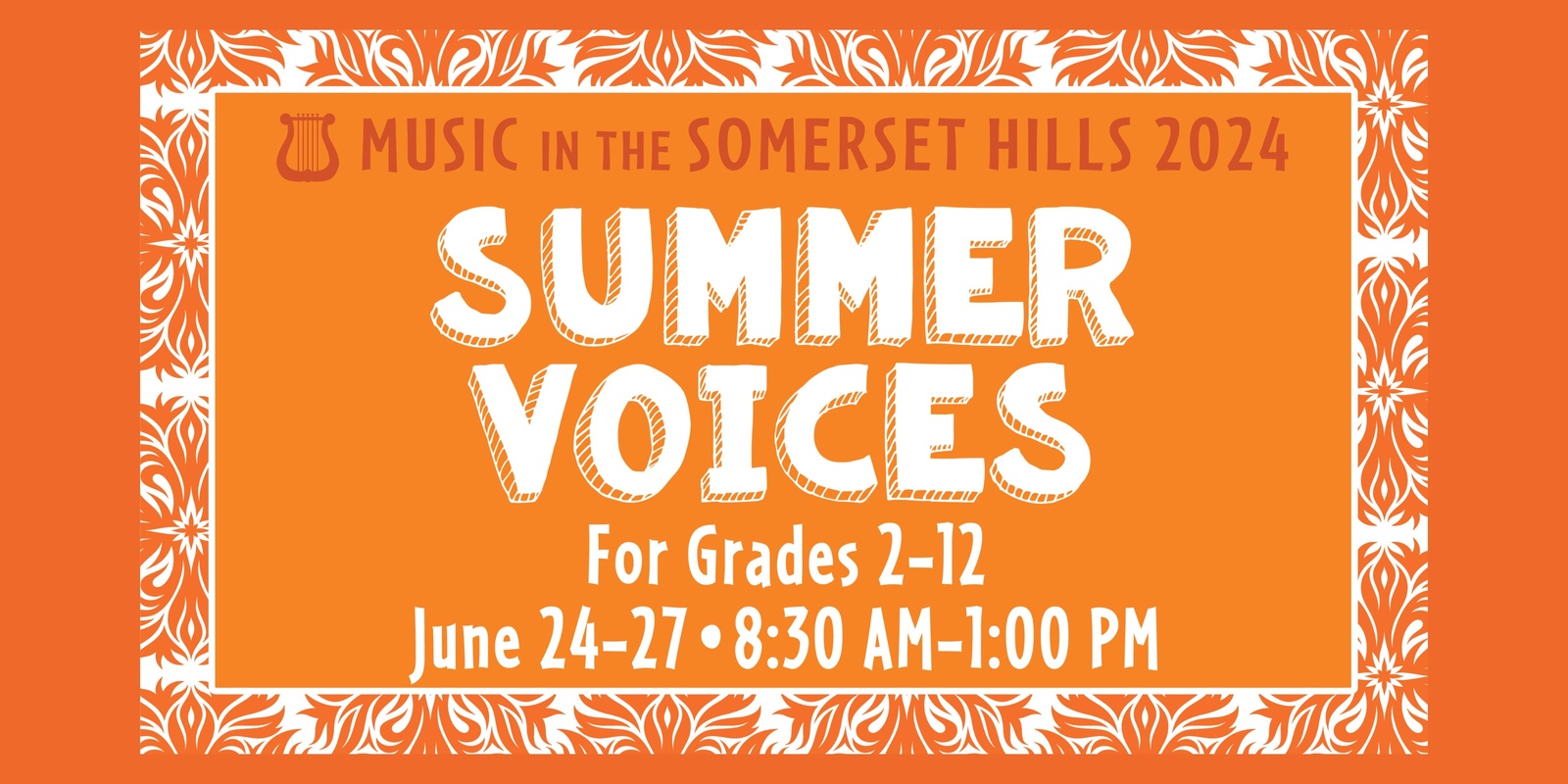 Banner image for Summer Voices 2024