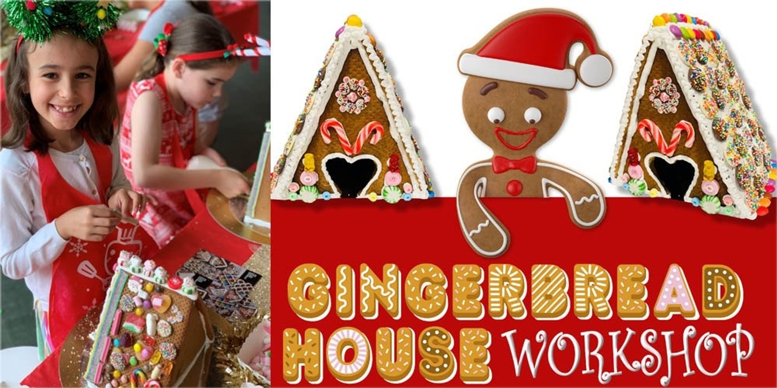 Banner image for Kids Gingerbread House Decorating Workshop