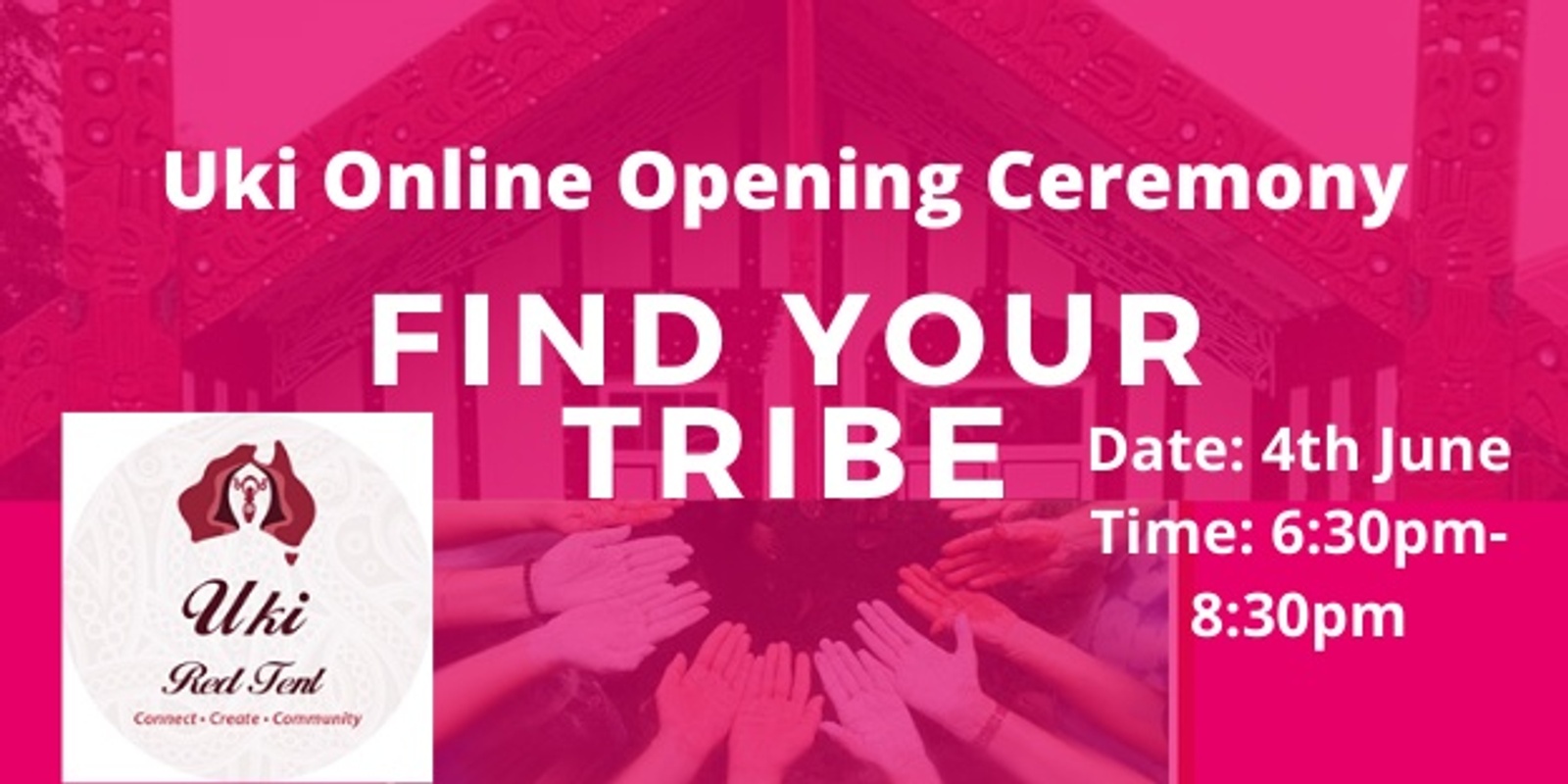 Banner image for Uki Red Tent Online Opening Ceremony-Find Your Tribe Event