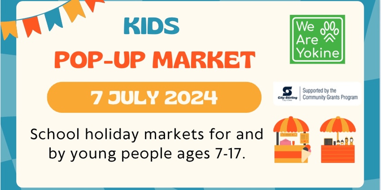 Banner image for 2024 July - Kids Pop Up Market - Seller Registration
