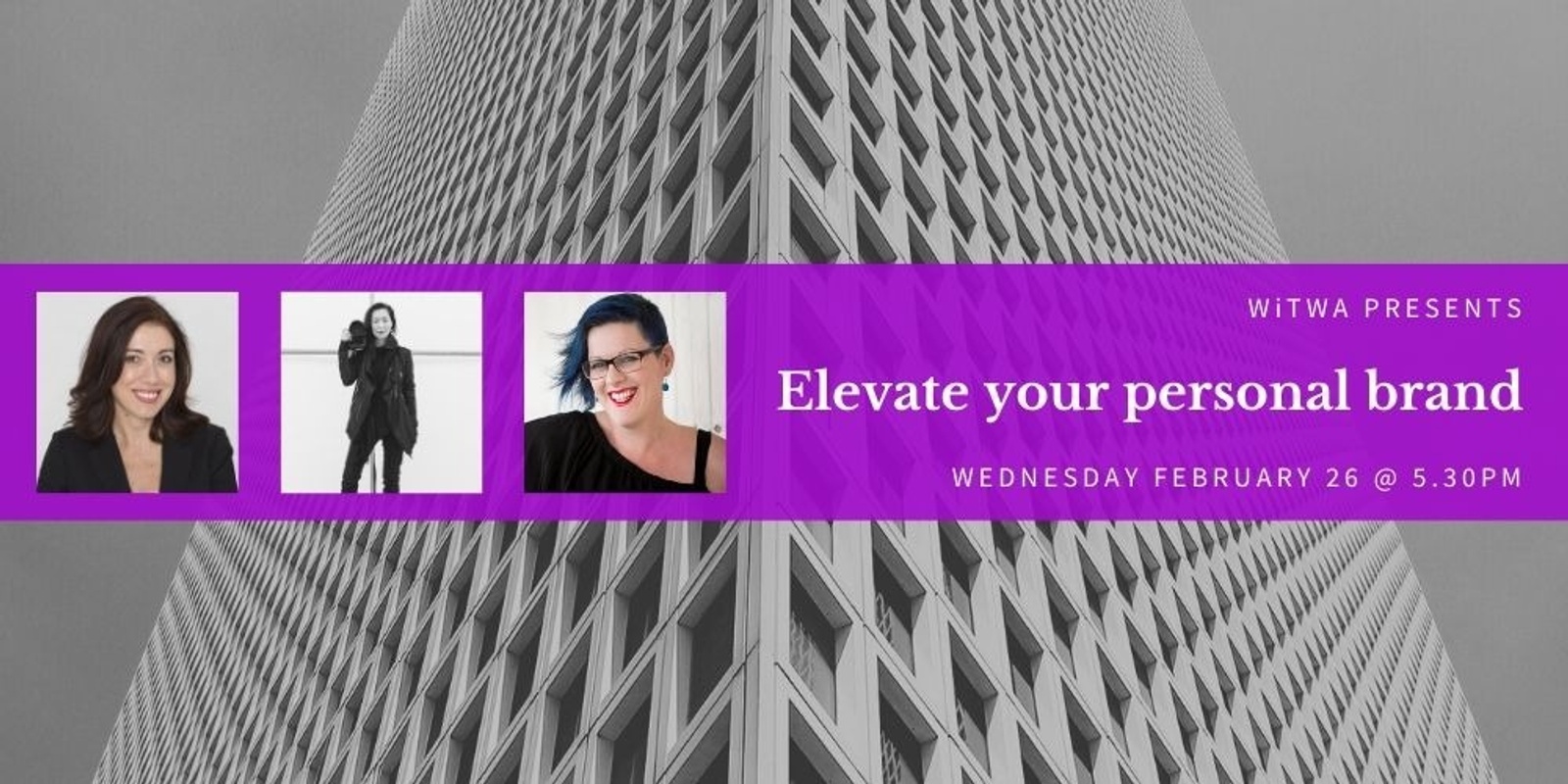 Banner image for WiTWA TechXChange Event - Elevate Your Personal Brand