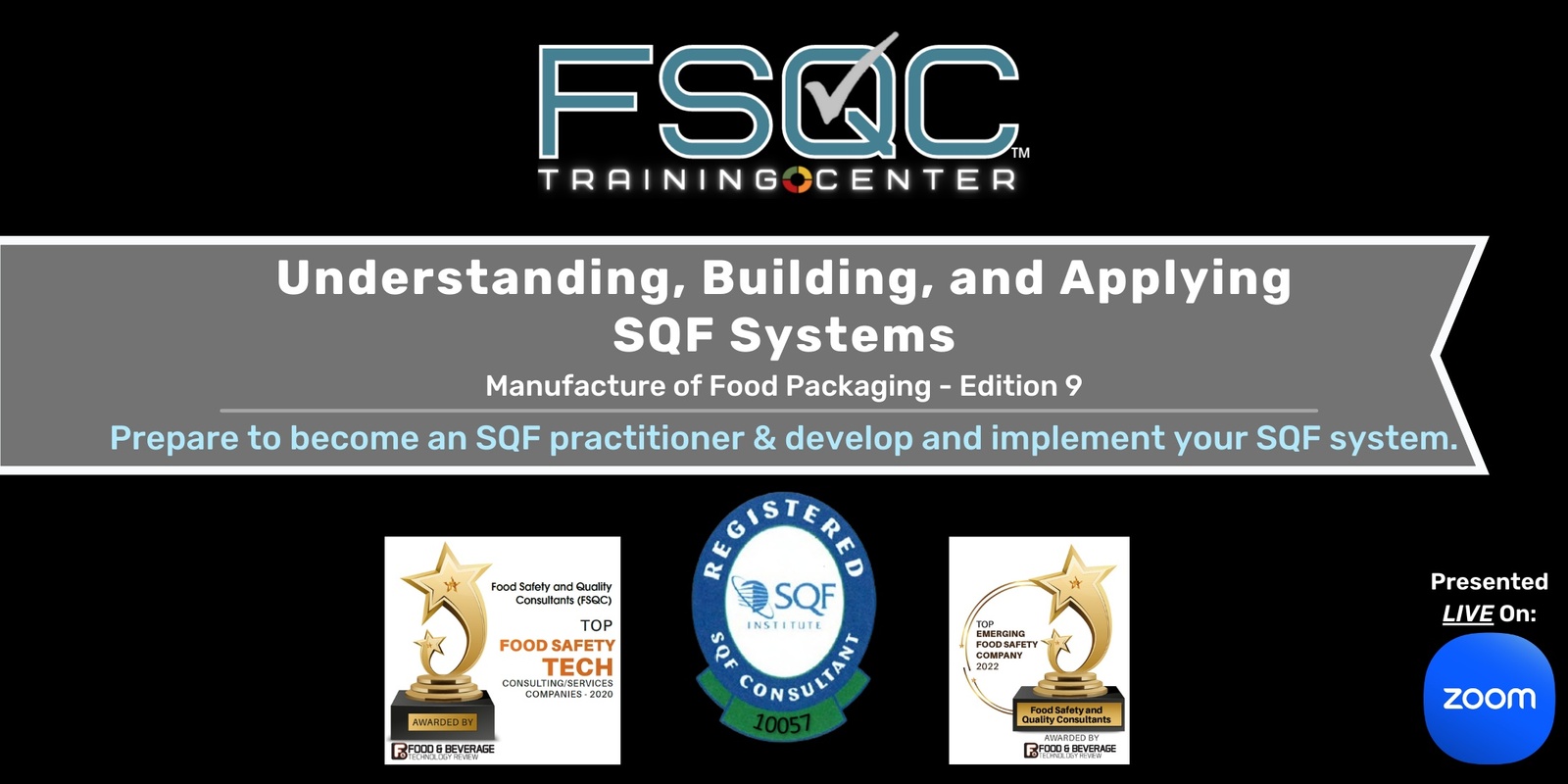 Banner image for Understanding, Building, and Applying SQF Systems: Packaging LIVE ONLINE