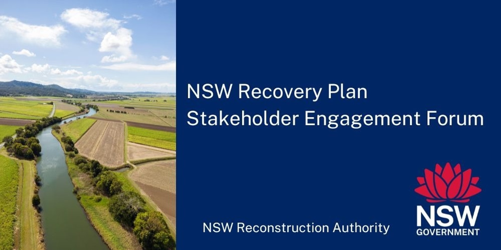 Banner image for NSW Recovery Plan Stakeholder Engagement Forum
