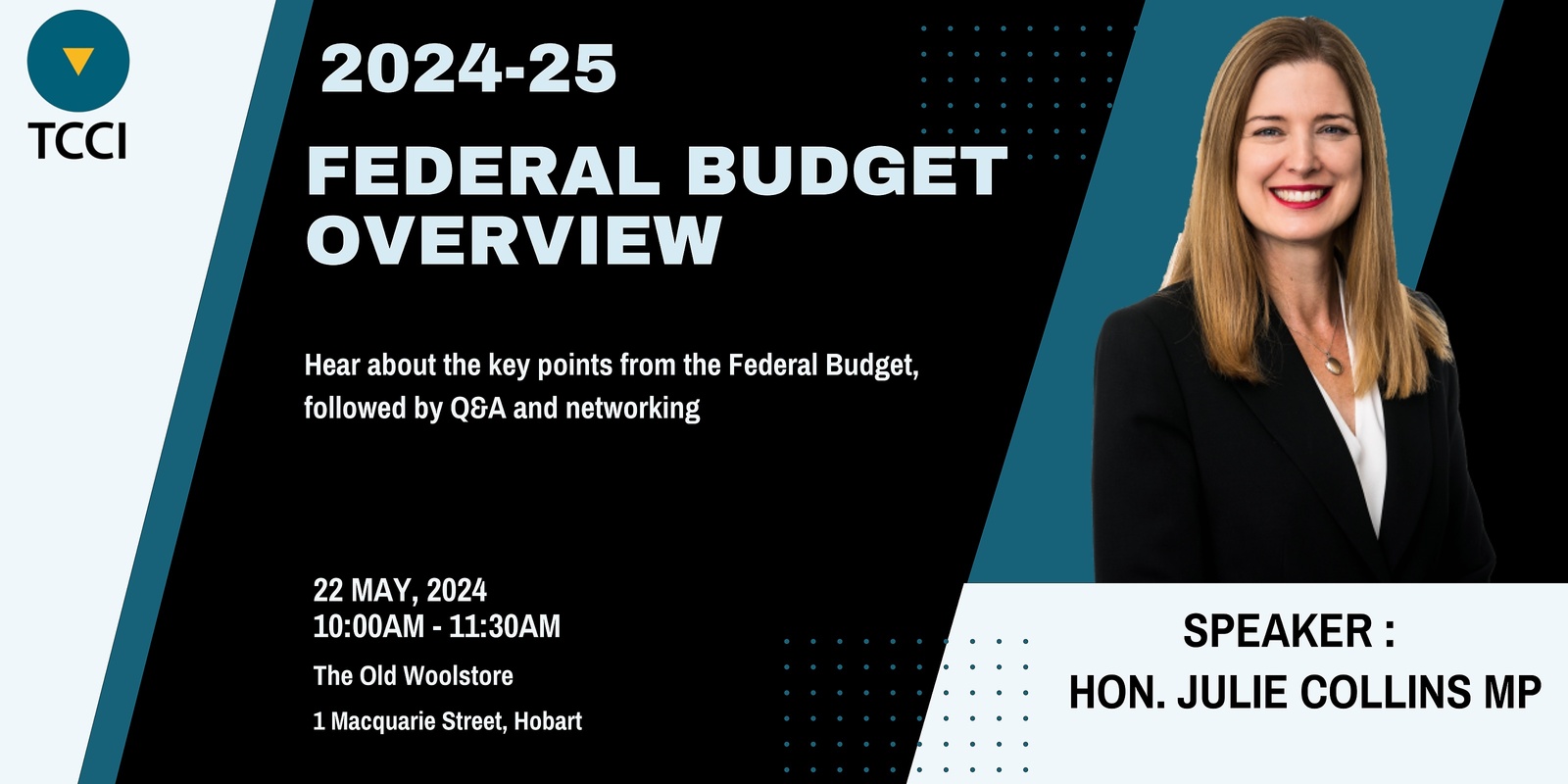 Banner image for Federal Budget overview with the Hon. Julie Collins MP