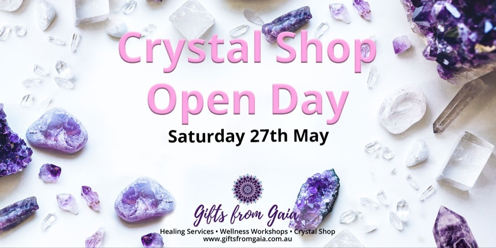 Banner image for Crystal Shop Open Day