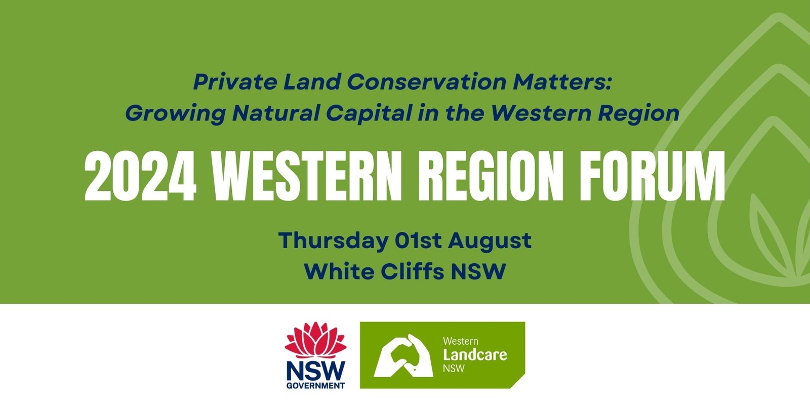 Banner image for 2024 'Private Land Conservation Matters: Growing Natural Capital in the Western Region' Forum