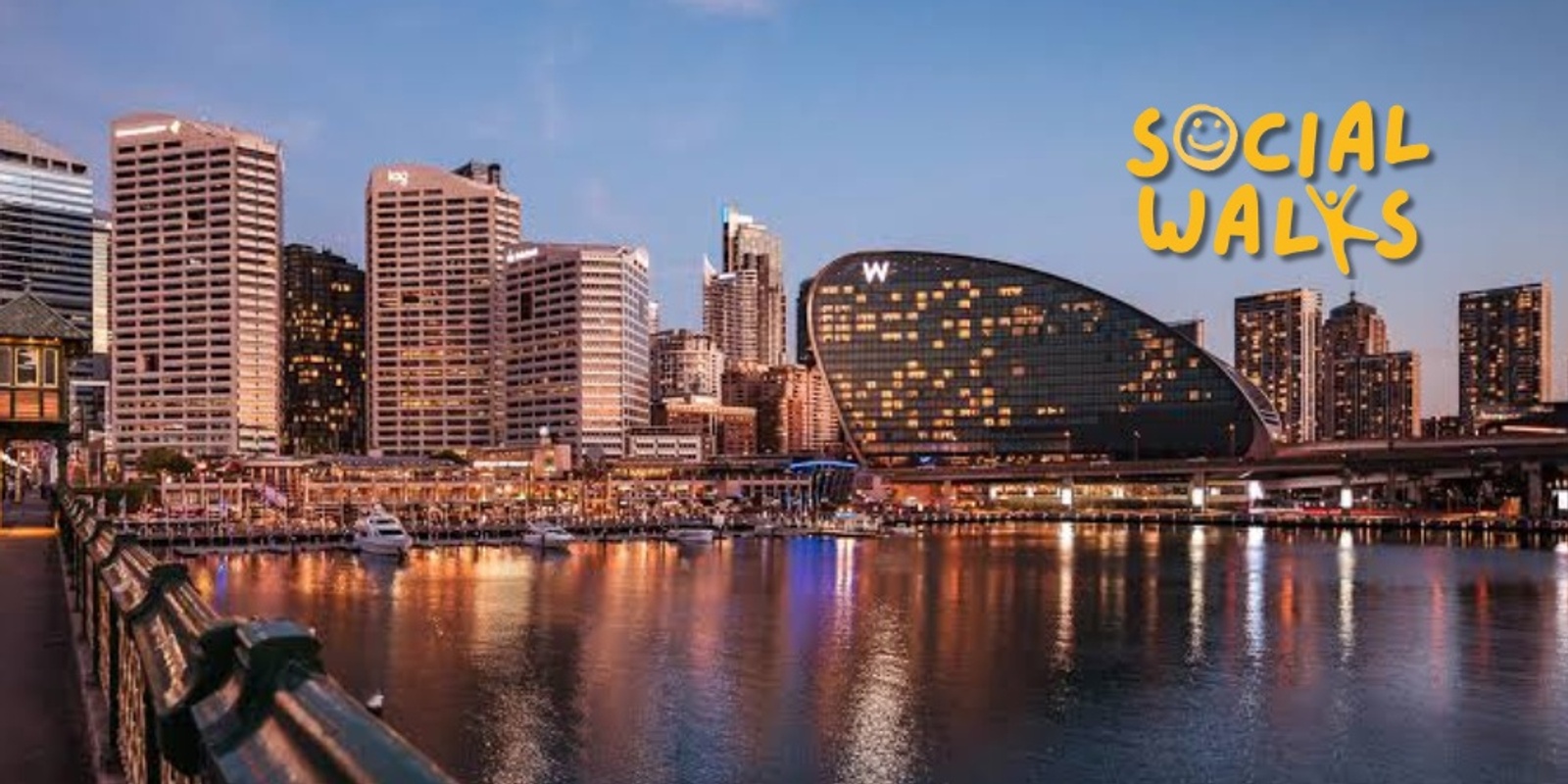 Banner image for Sydney Social Walks - Darling Harbour Evening Sightseeing Walk - 9km EASY