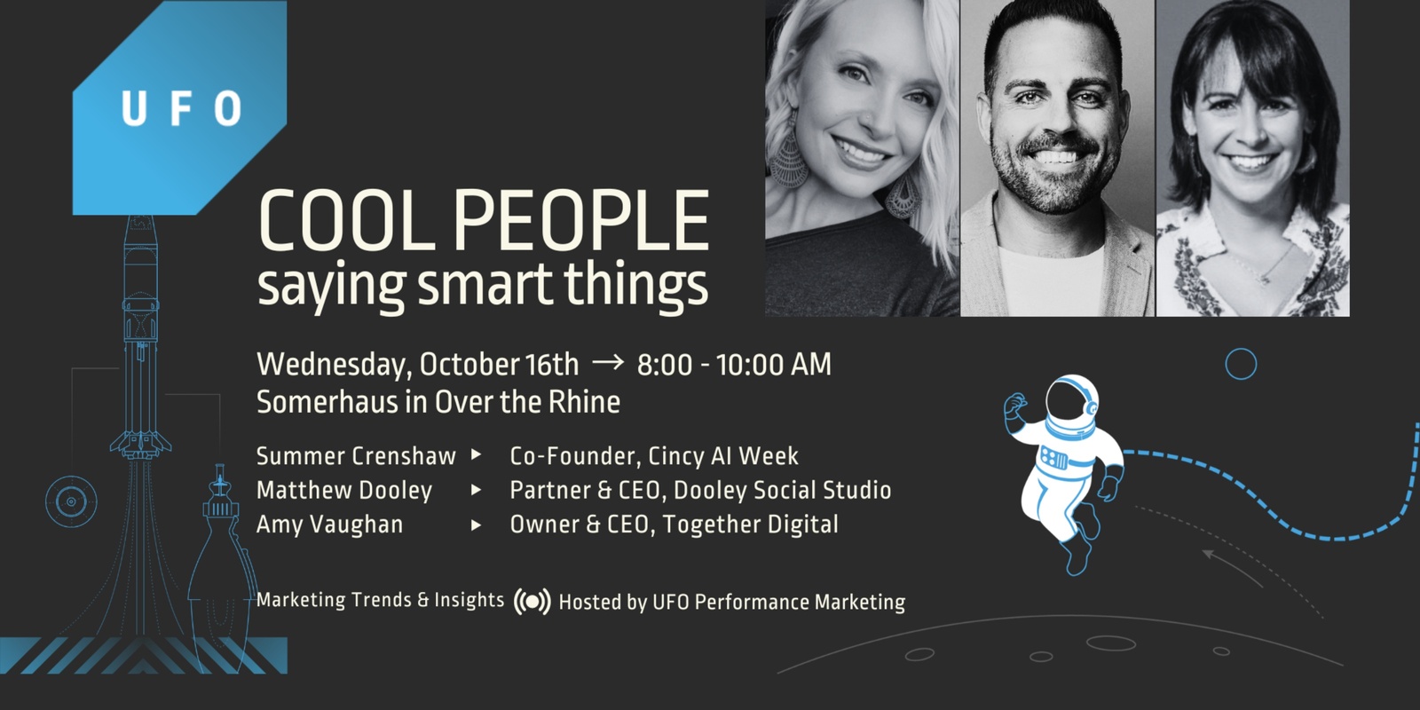 Banner image for Cool People Saying Smart Things - October 2024