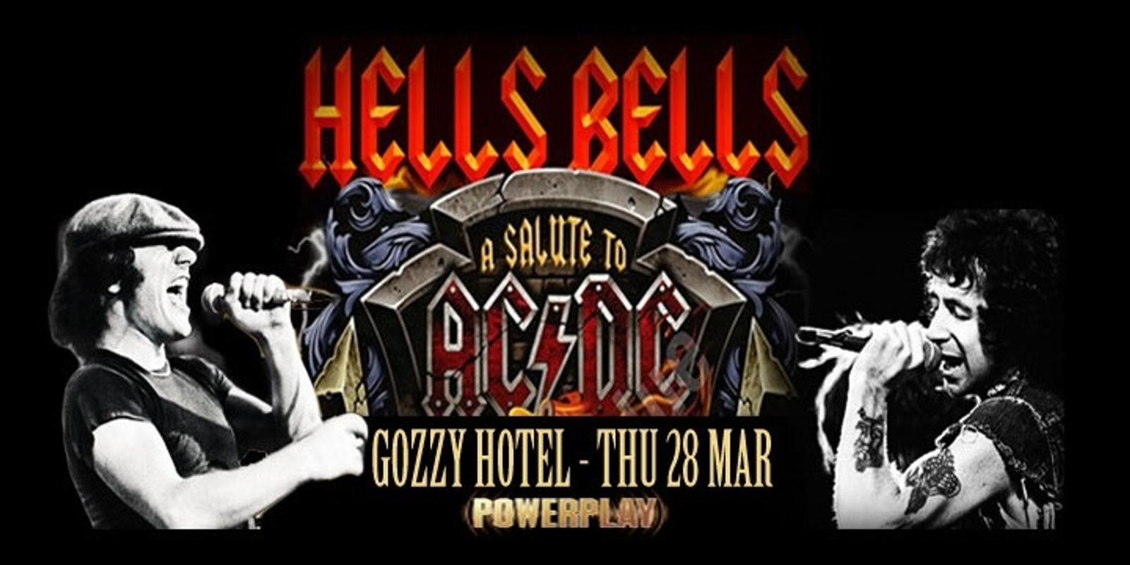 Banner image for AC/DC at The Gozzy with Hells Bells and Powerplay