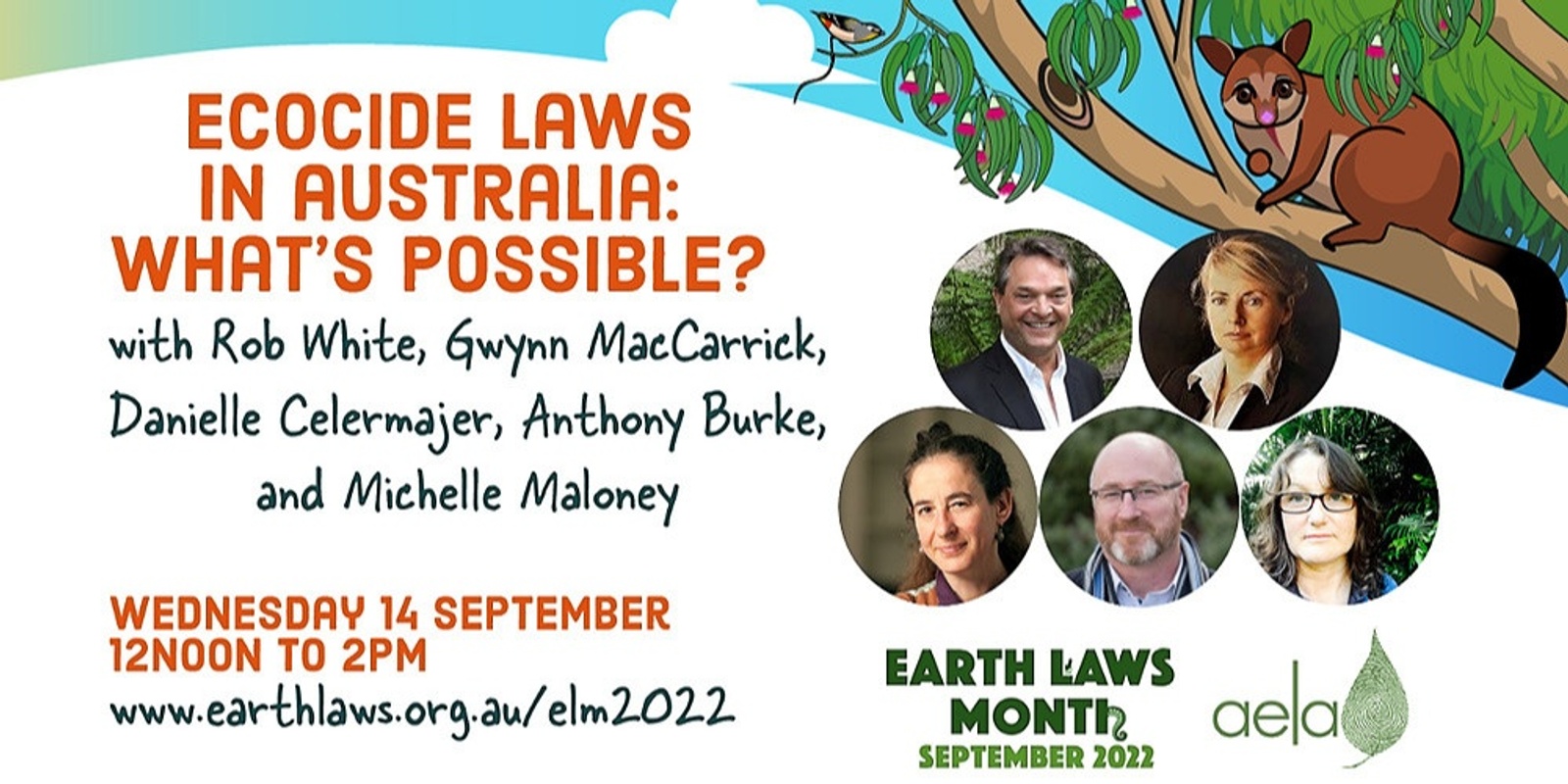Banner image for Ecocide Laws in Australia: What's Possible? with Rob White, Gwynn MacCarrick, Danielle Celermajer, Anthony Burke & Michelle Maloney