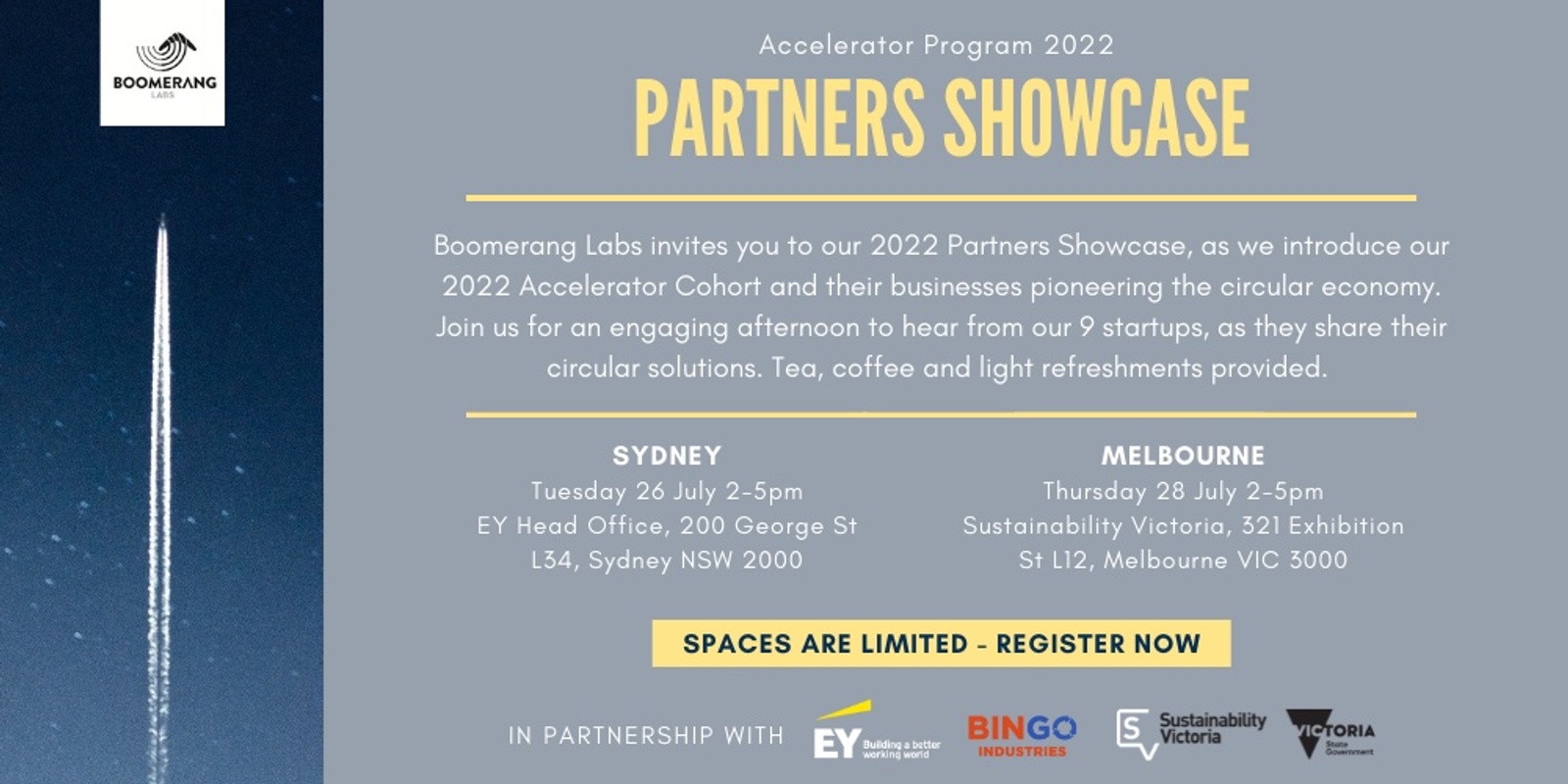 Banner image for Boomerang Labs Accelerator Showcase: Melbourne