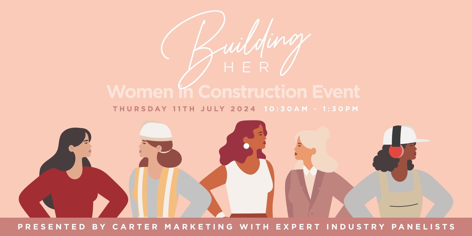 Banner image for BuildingHER - Women In Construction Event