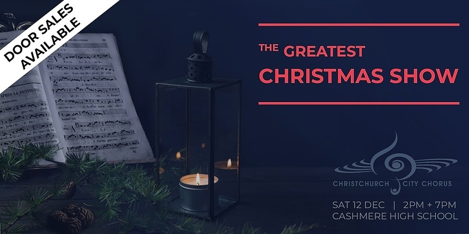 Banner image for The Greatest Christmas Show - Christchurch City Chorus & The Vocal Collective