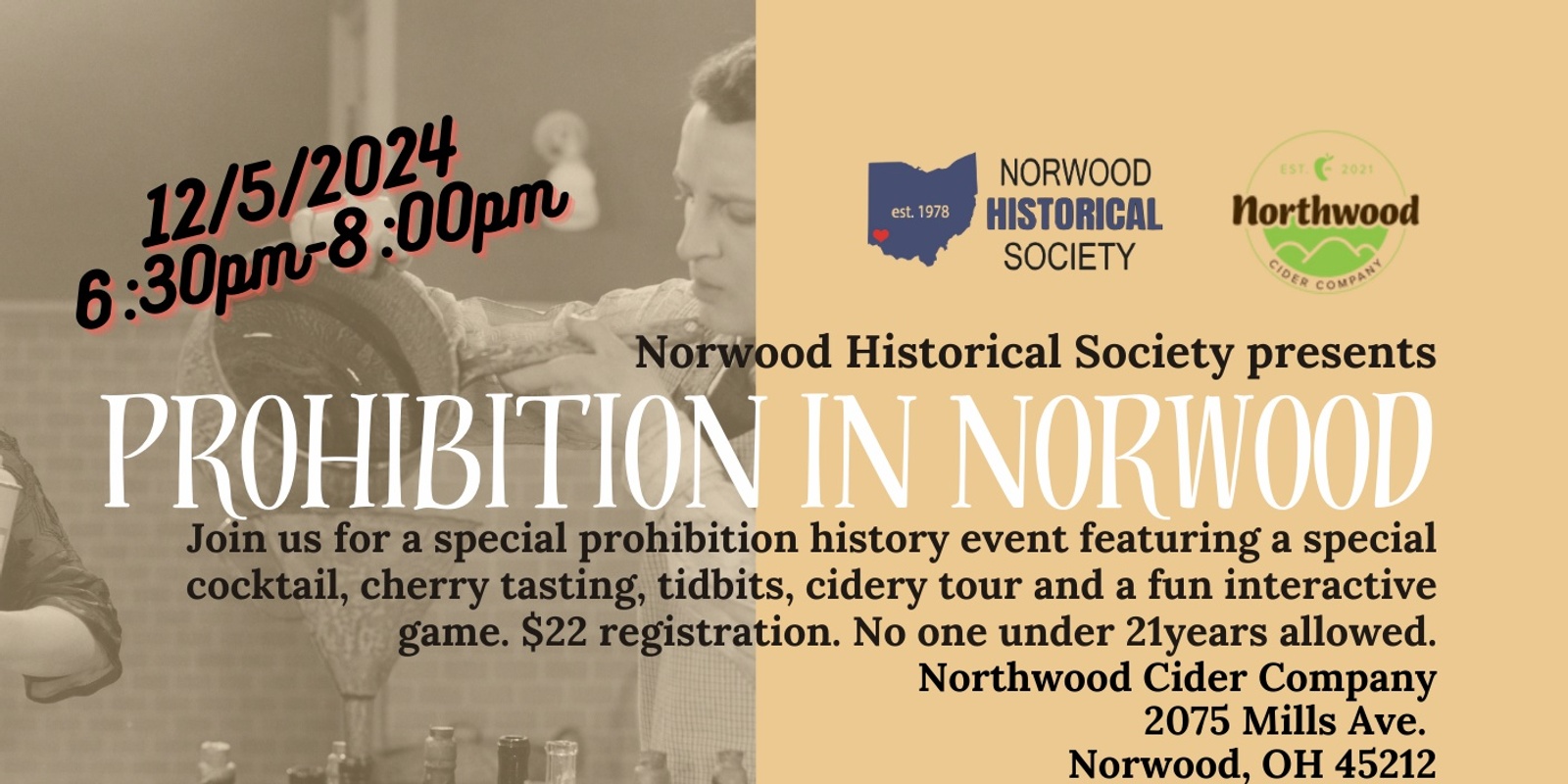 Banner image for Prohibition in Norwood