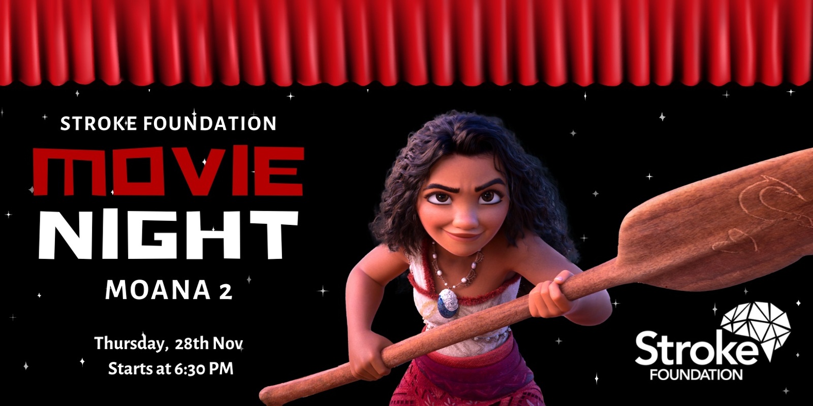 Banner image for Moana 2 Charity Screening - Set Sail to Save Lives