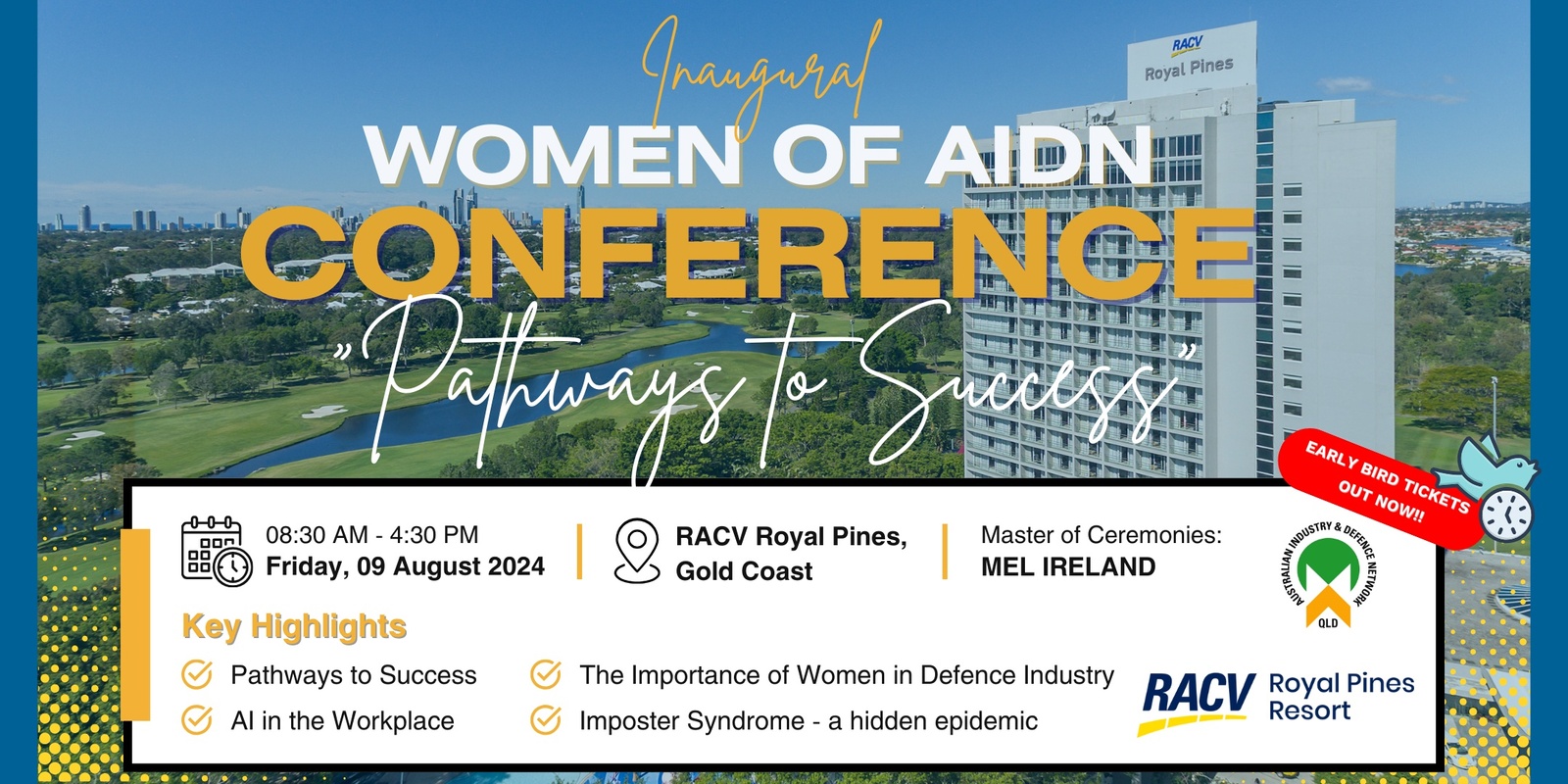 Banner image for Inaugural Women of AIDN Conference
