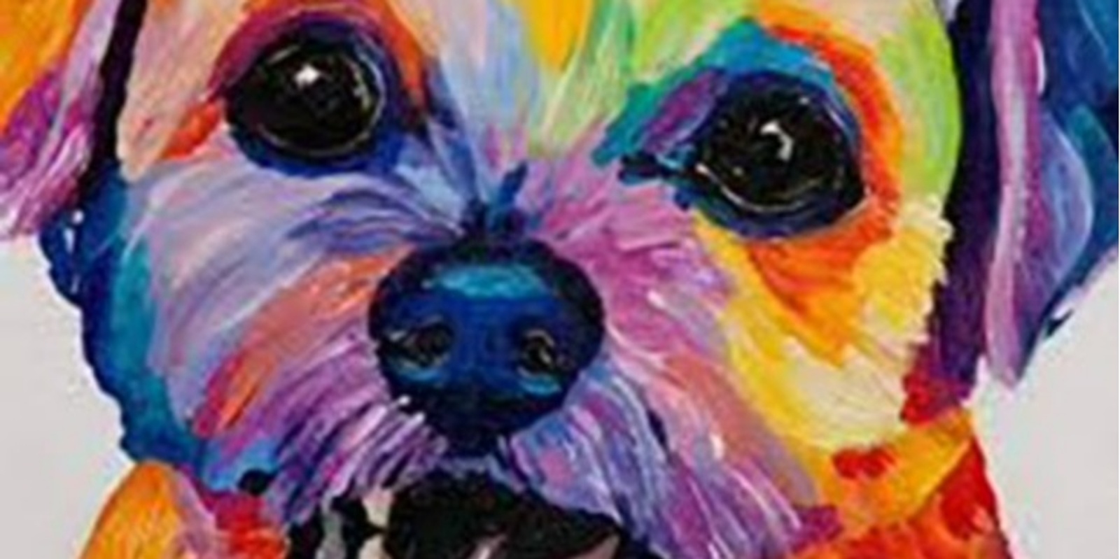 Banner image for Casino Kids Painting Class Colourful Doggy on 10th July - Creative Kids Vouchers Expire 30th June 23 - So Book Now!