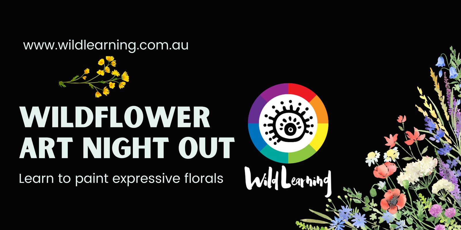 Banner image for Painting Wildflowers (painting night out April)