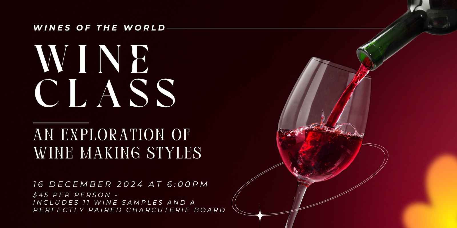 Banner image for The World of Wines - A Guide to Wine Making Styles