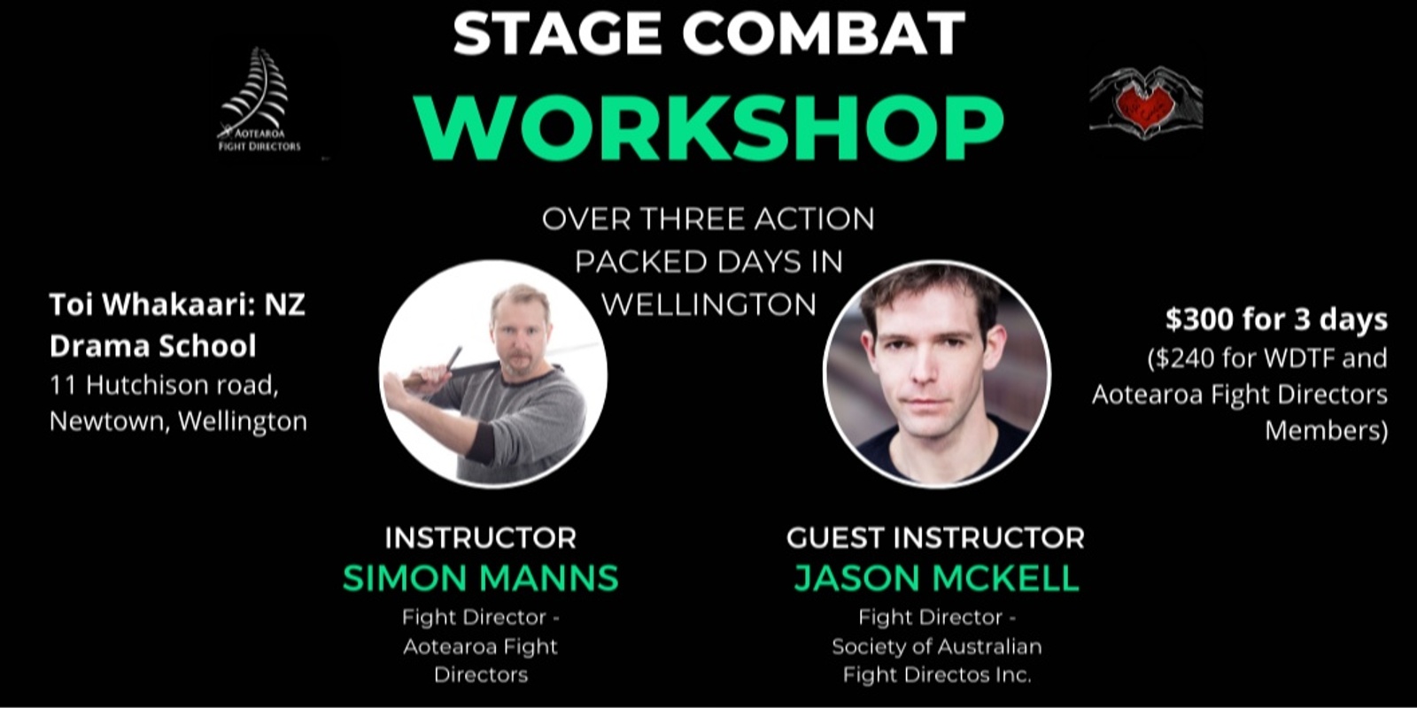 Banner image for Stage Combat and Movement Workshop