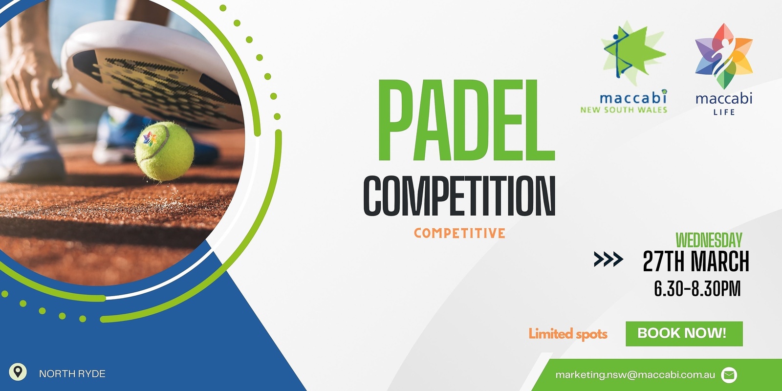 Banner image for Maccabi Padel comp