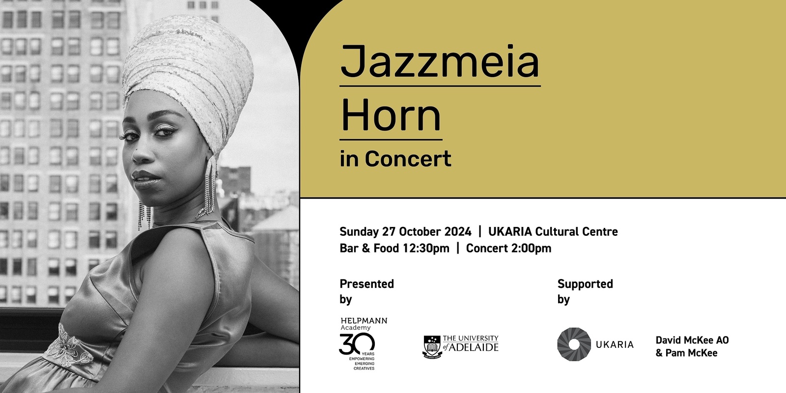 Banner image for Jazzmeia Horn in Concert 2024