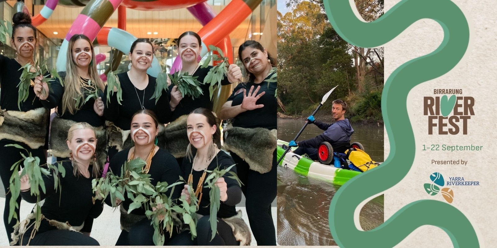 Banner image for Our Birrarung: Past, Present, Future. | Celebrate our River on World Rivers Day with Sammy J and the Djirri Djirri Dancers.