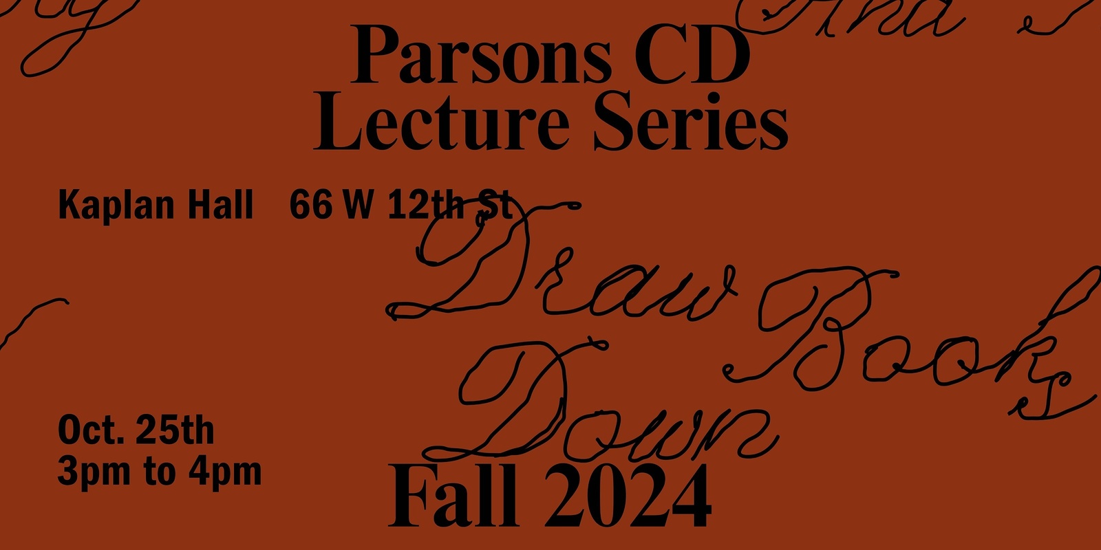 Banner image for Parsons CD Lecture Series: Draw Down Books