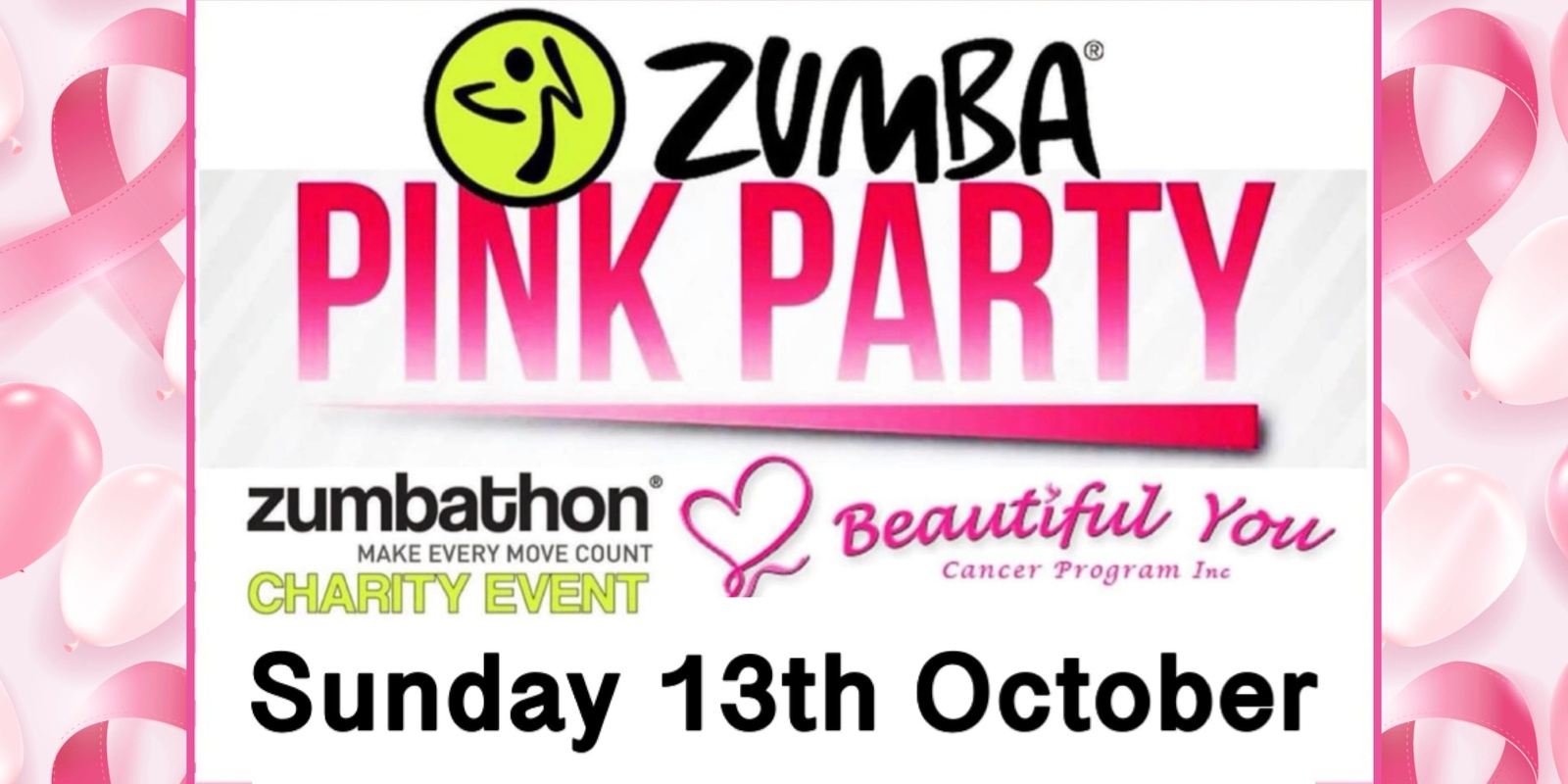 Banner image for ZUMBA Pink Party Fundraiser for the Beautiful You Program