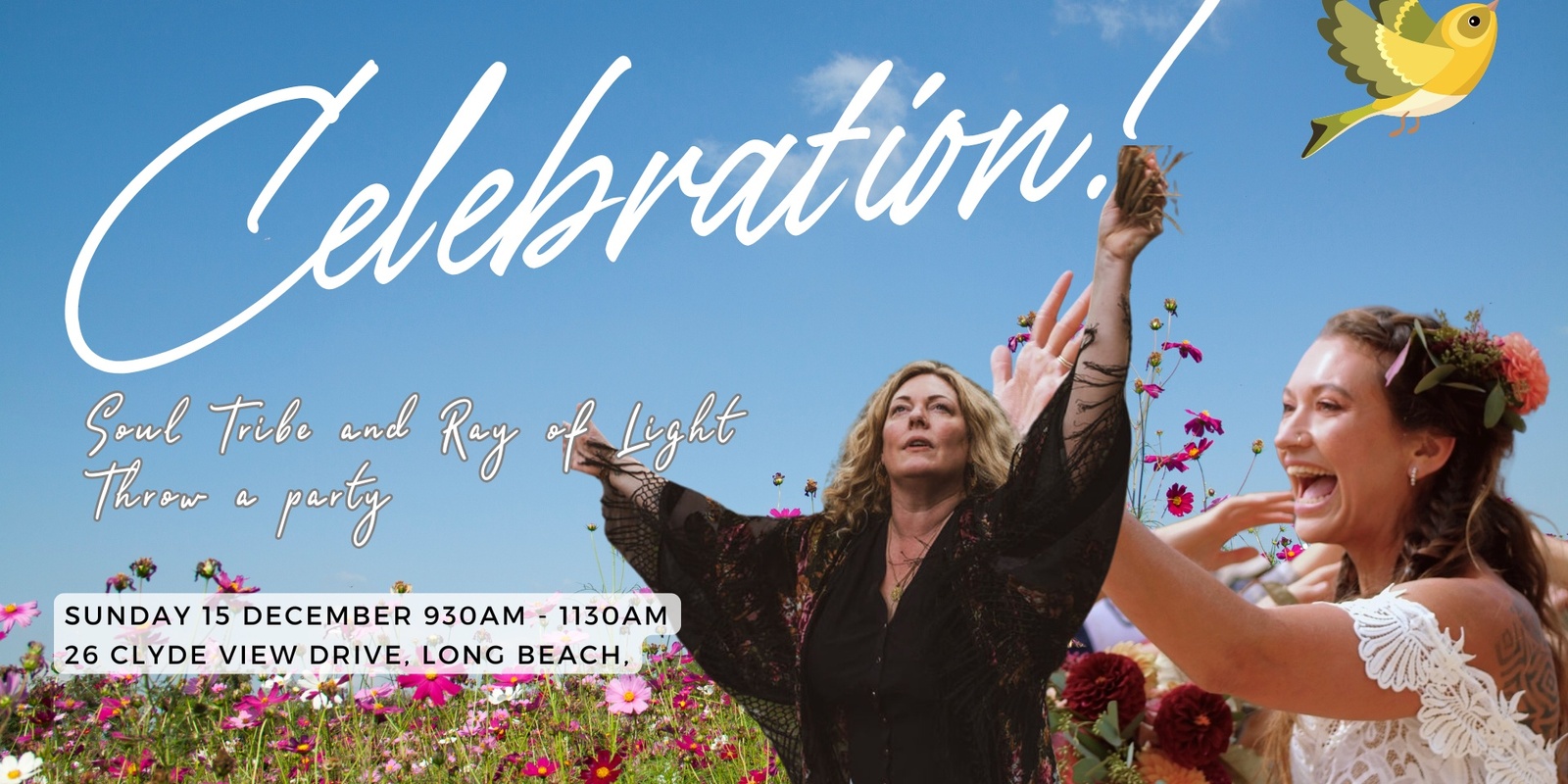 Banner image for Celebration! Party with Rach and Clare