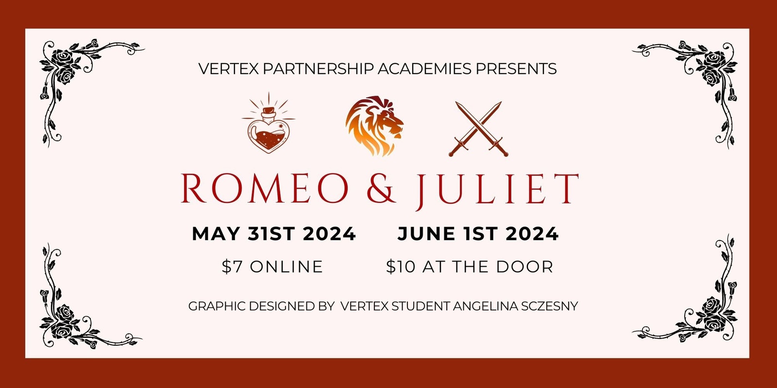 Banner image for Romeo and Juliet presented by Vertex Academies