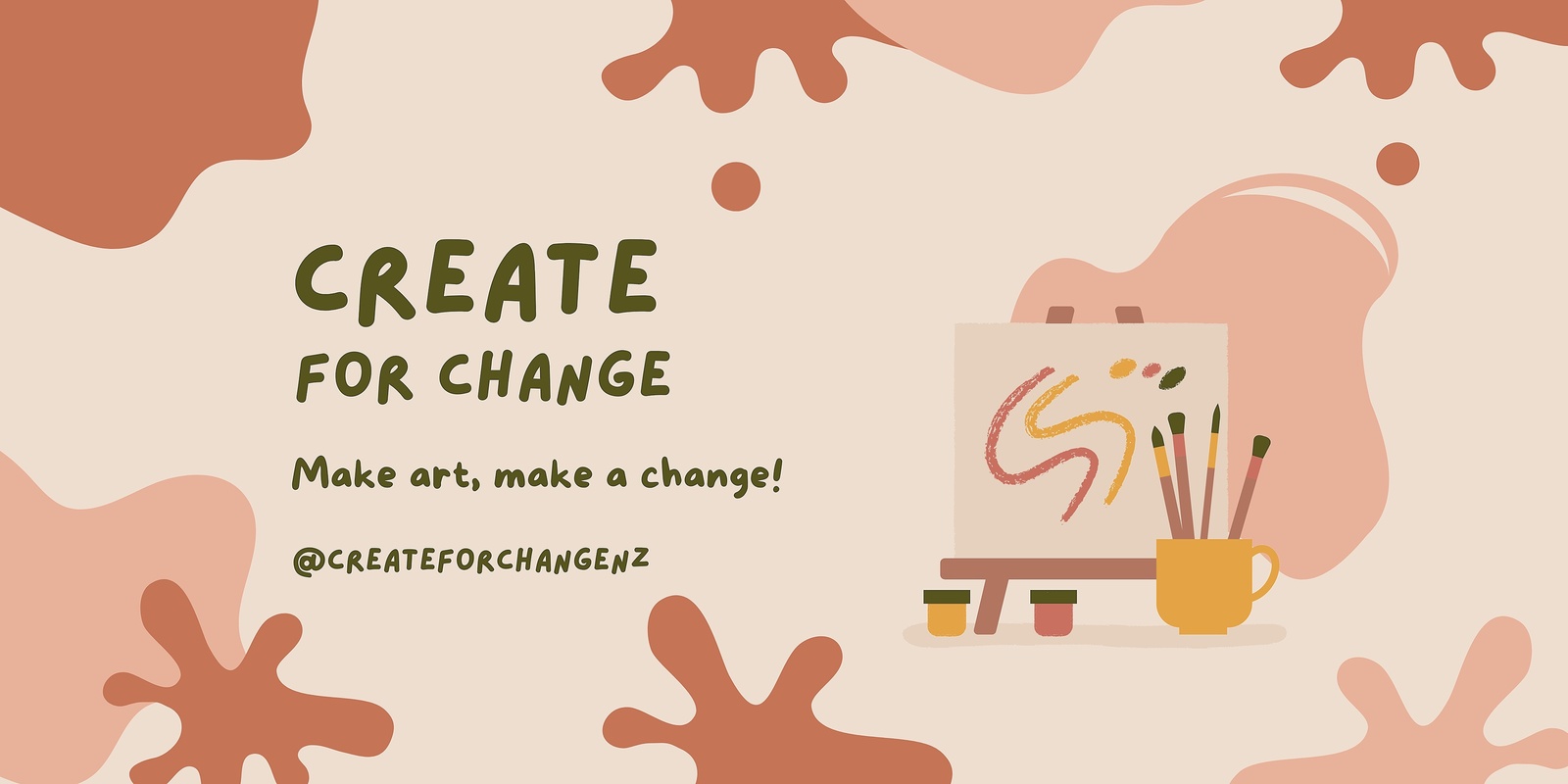 Create For Change's banner