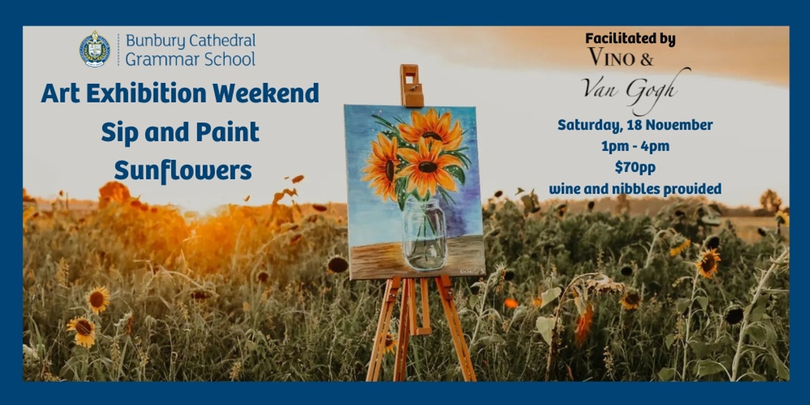 Banner image for Sip and Paint Sunflowers