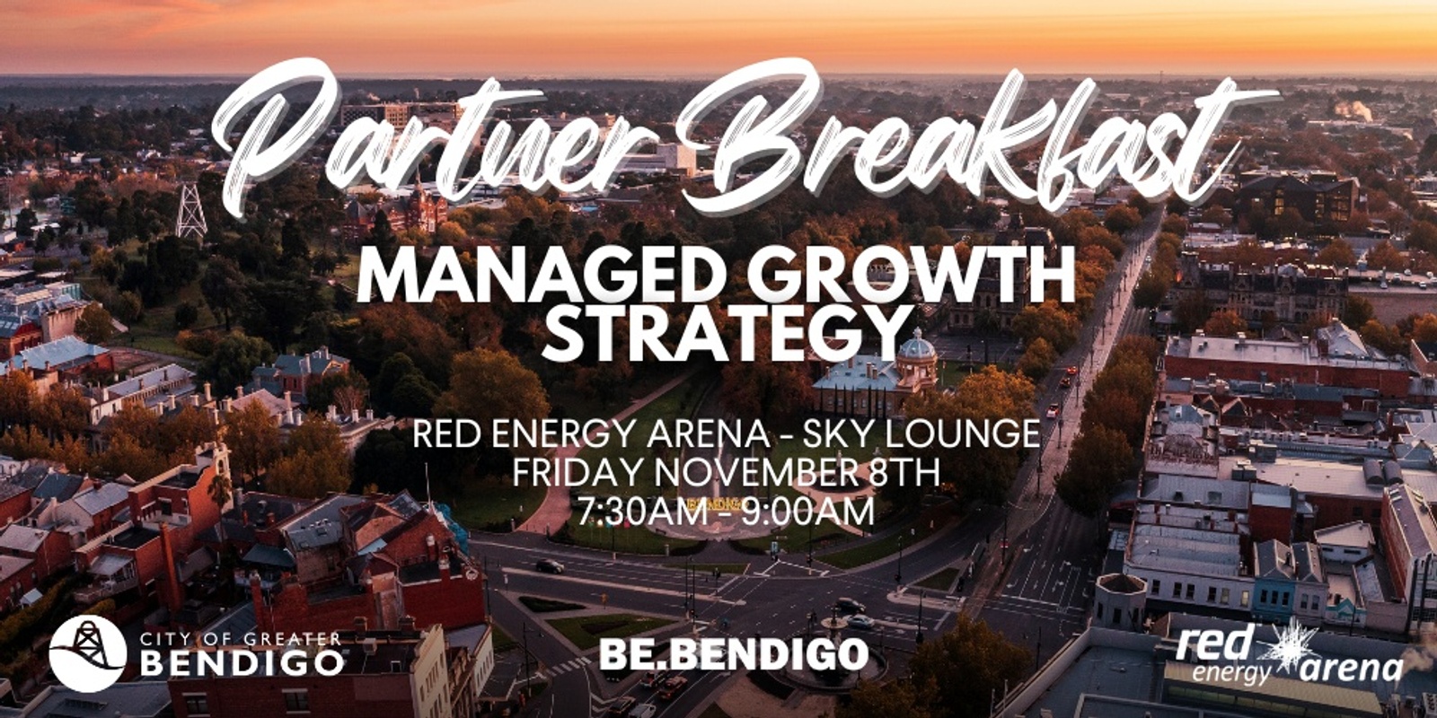 Banner image for Be.Bendigo Partner Breakfast Invitation