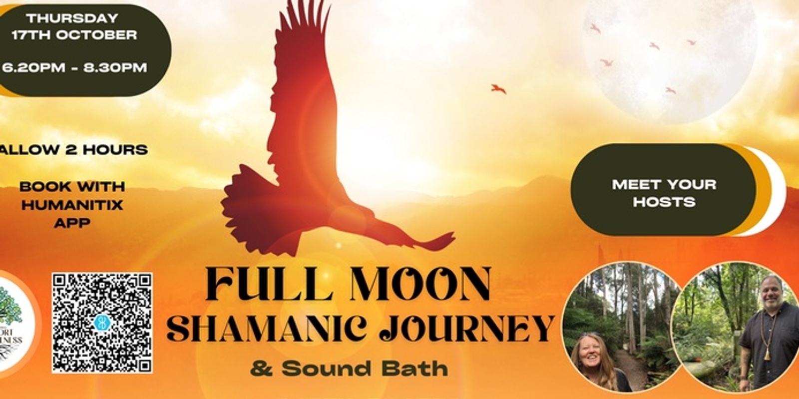 Banner image for FULL MOON Shamanic Journey & Sound Bath 