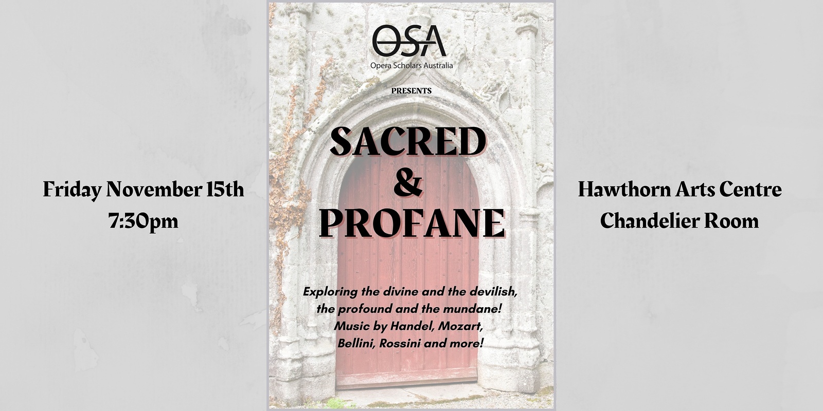 Banner image for Sacred & Profane 