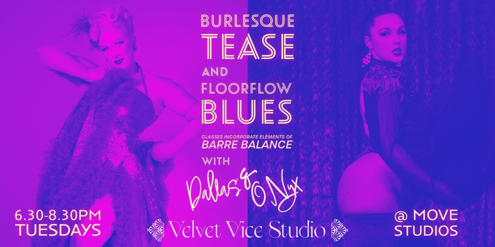 Banner image for Velvet Vice Studio Burlesque Classes November 2024