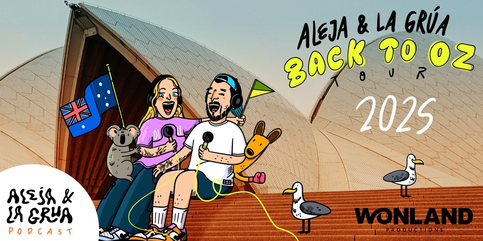 Banner image for ALEJA Y LA GRÚA: "BACK TO OZ” - BRISBANE