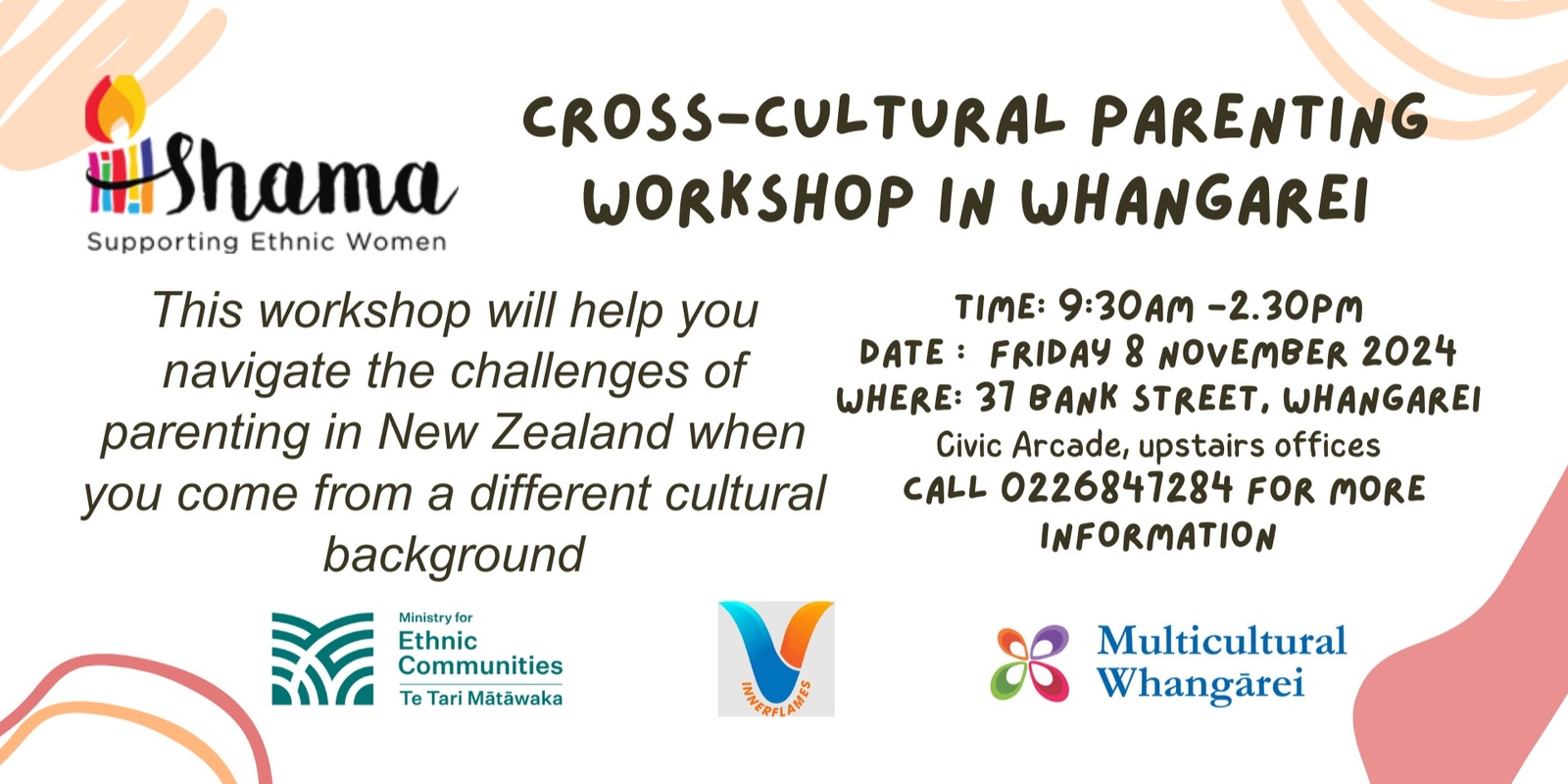 Banner image for Cross-Cultural Parenting Workshop in Whangarei November 2024