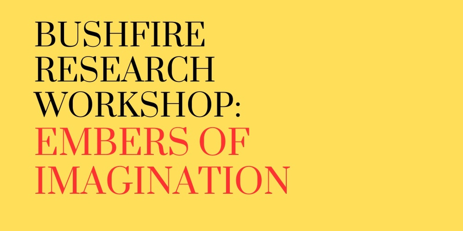Banner image for Embers of imagination workshop 