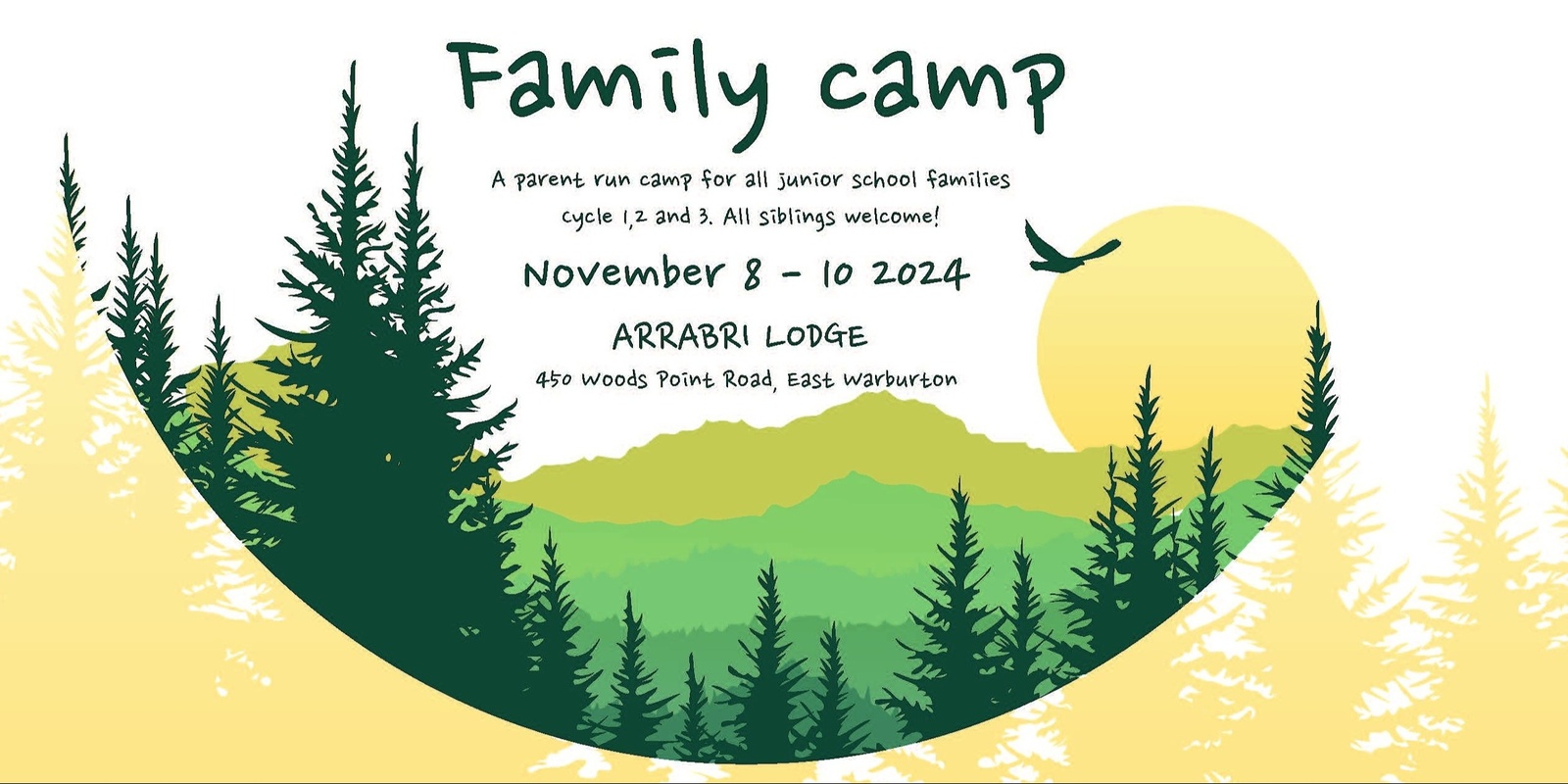 Banner image for Junior School Family Camp 2024