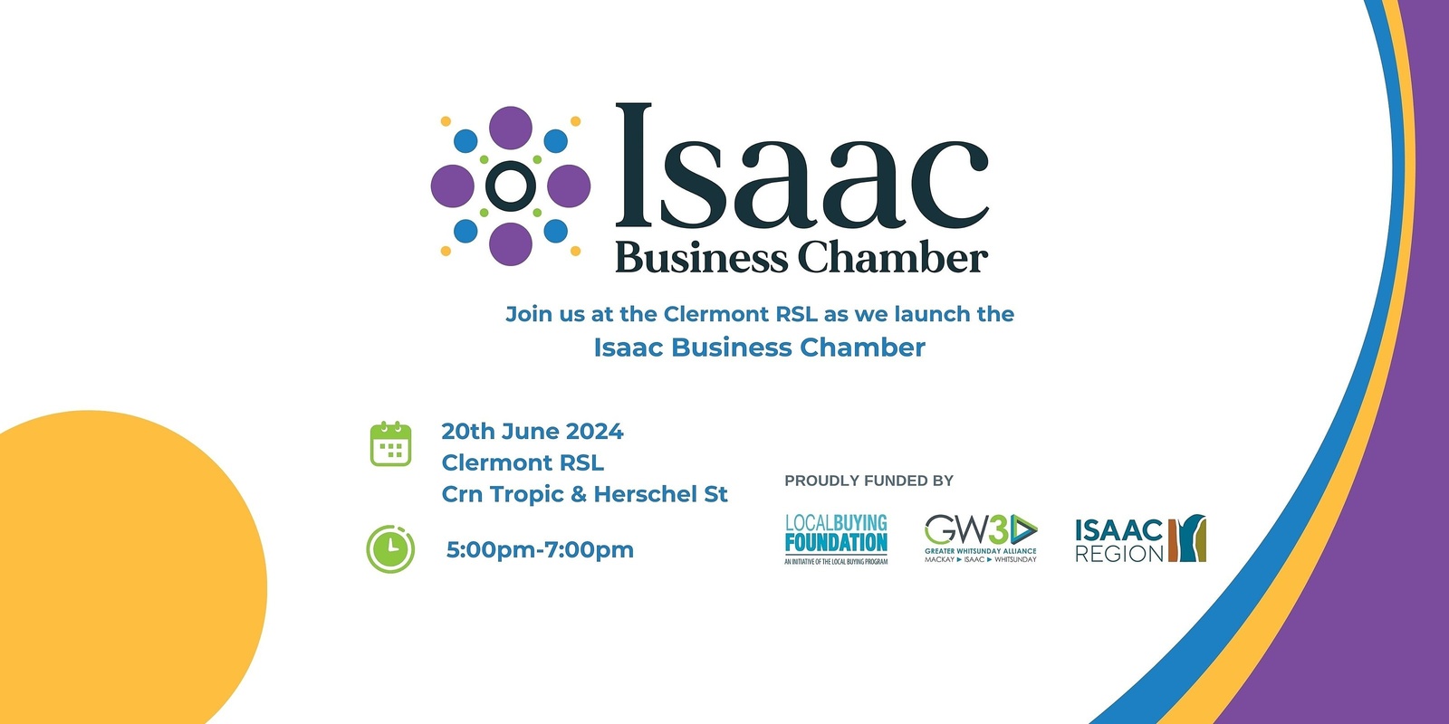 Banner image for Isaac Business Chamber Launch Clermont 2024