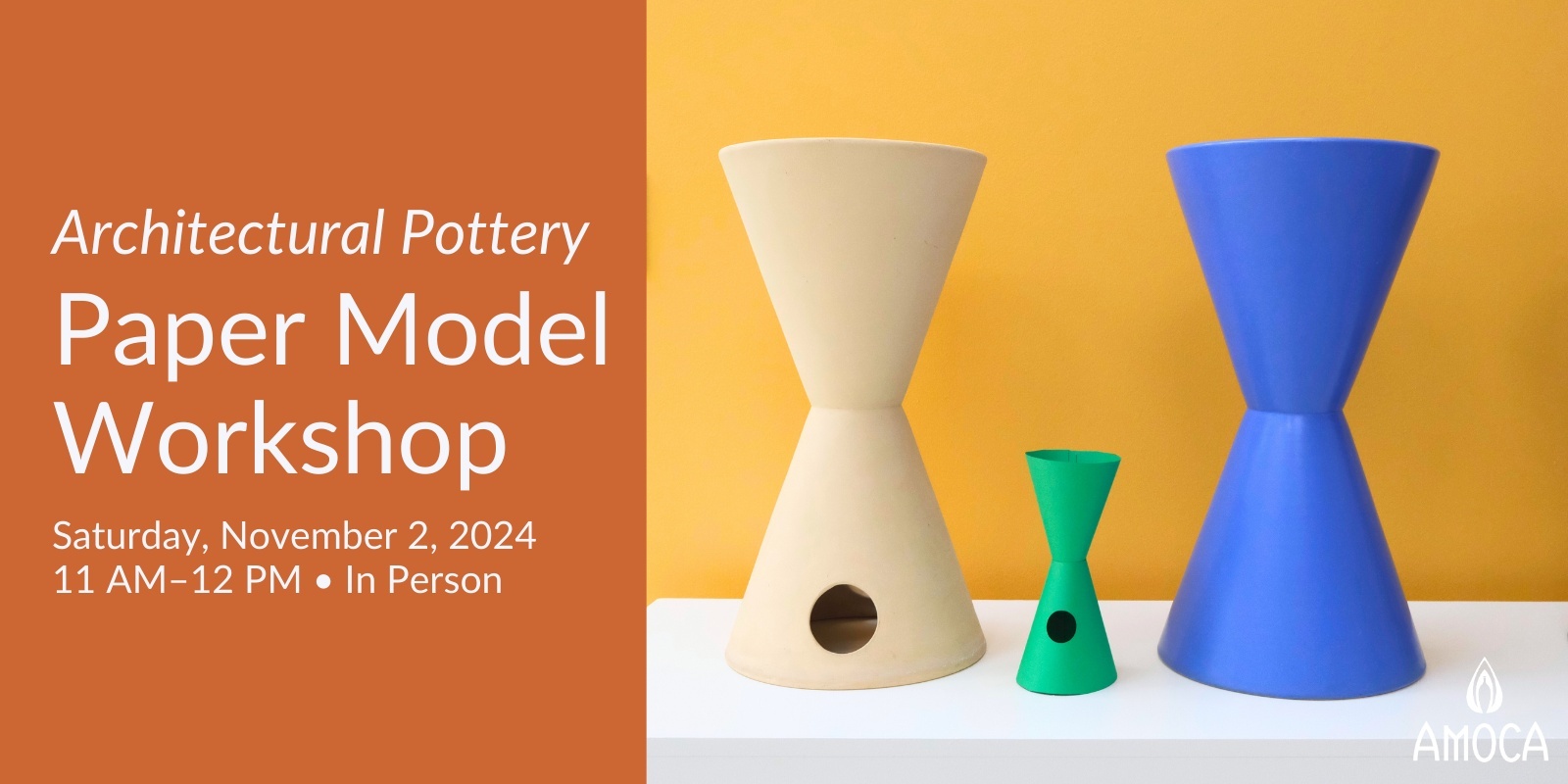 Banner image for Architectural Pottery Paper Model Workshop