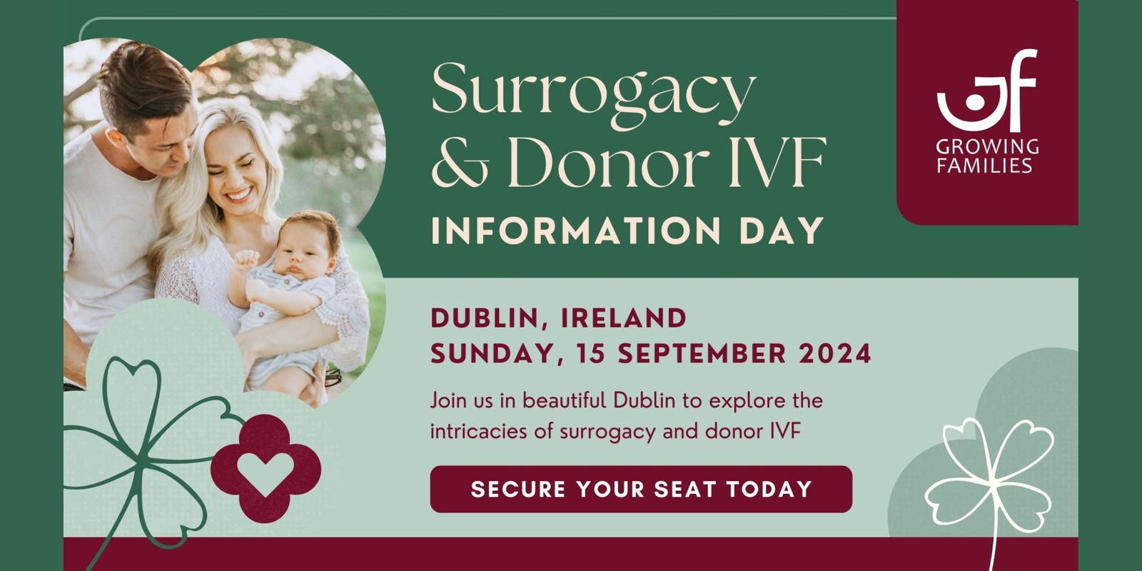 Banner image for Surrogacy & Egg Donor Information Day, Dublin