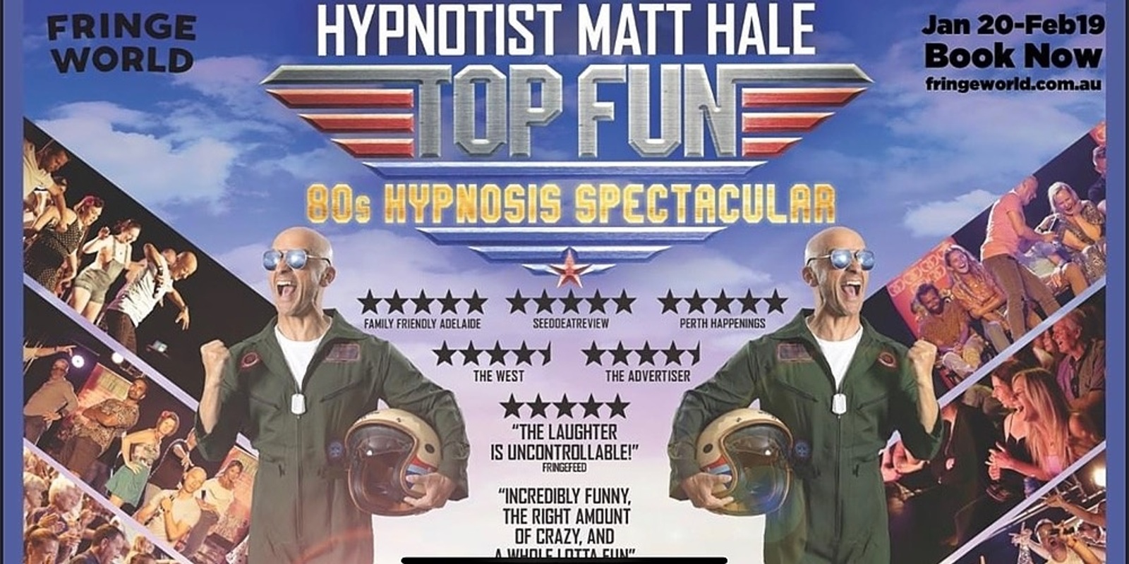 Banner image for Matt Hale - Top fun!! 80s Hypnosis Spectacular