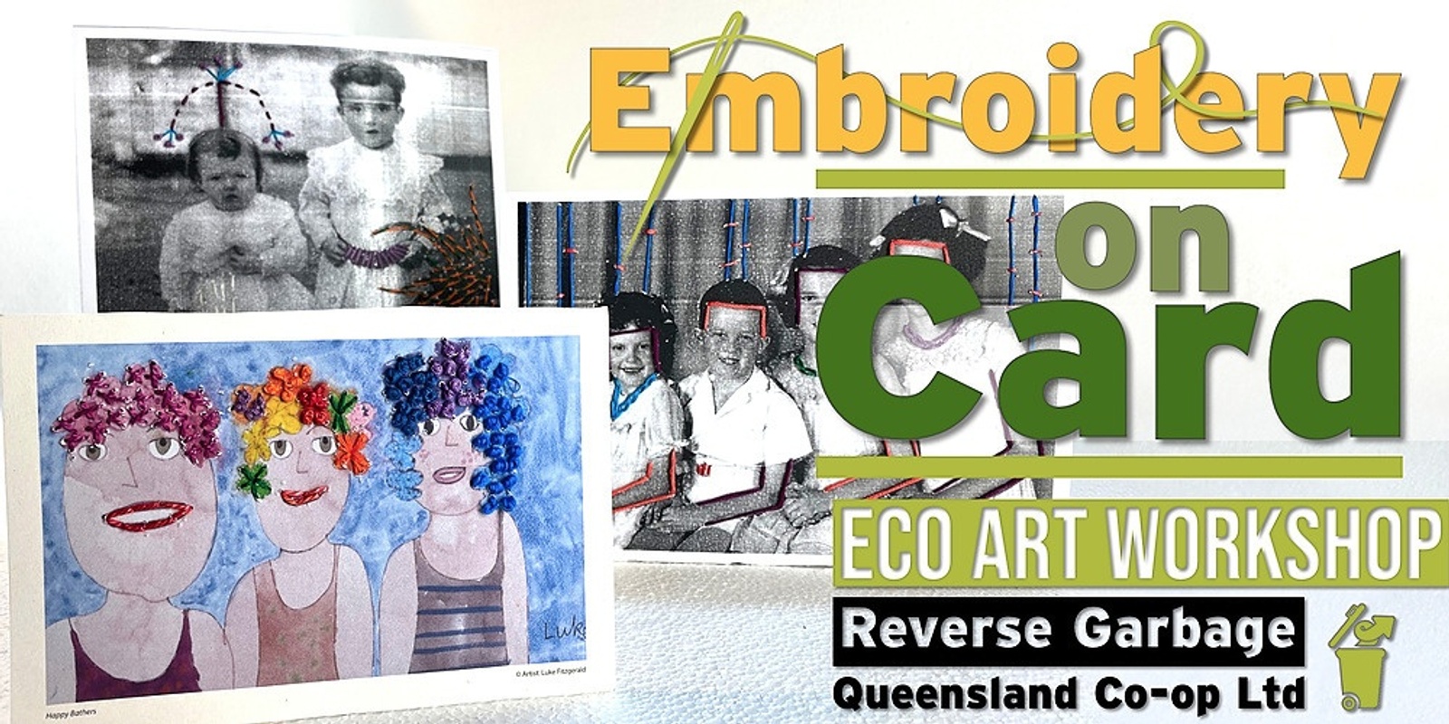 Banner image for Embroidery on Card Eco Art Workshop