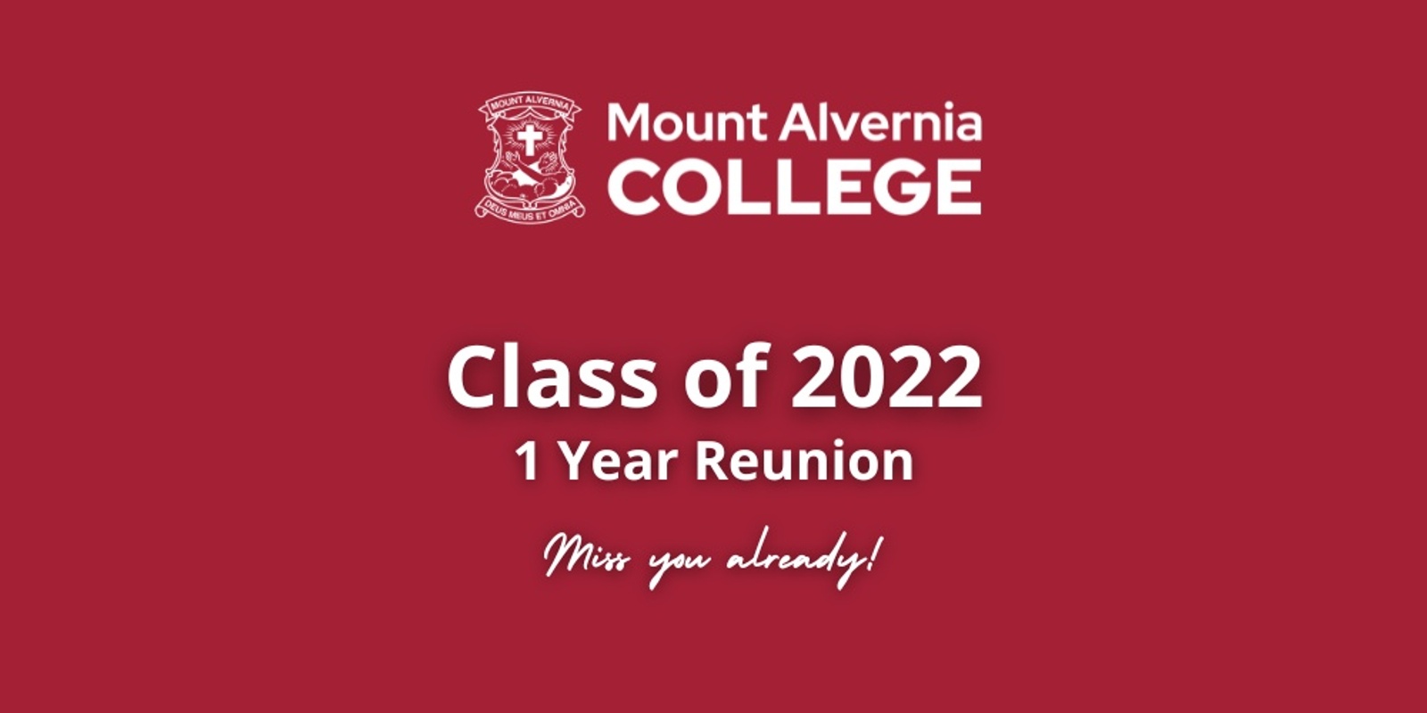 Banner image for Class of 2022 - 1 Year Reunion 
