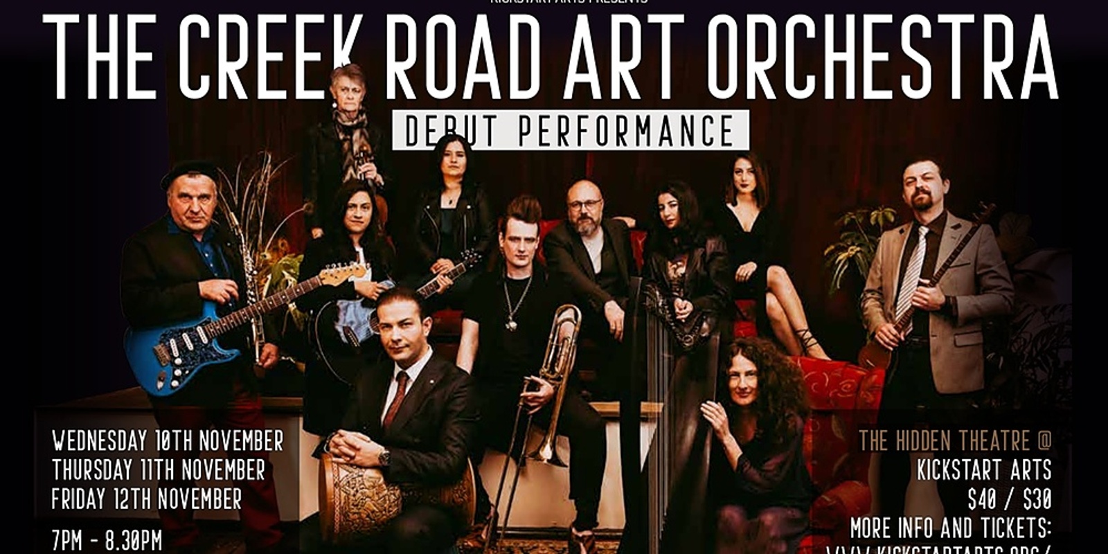 Banner image for Creek Road Art Orchestra Debut Performance