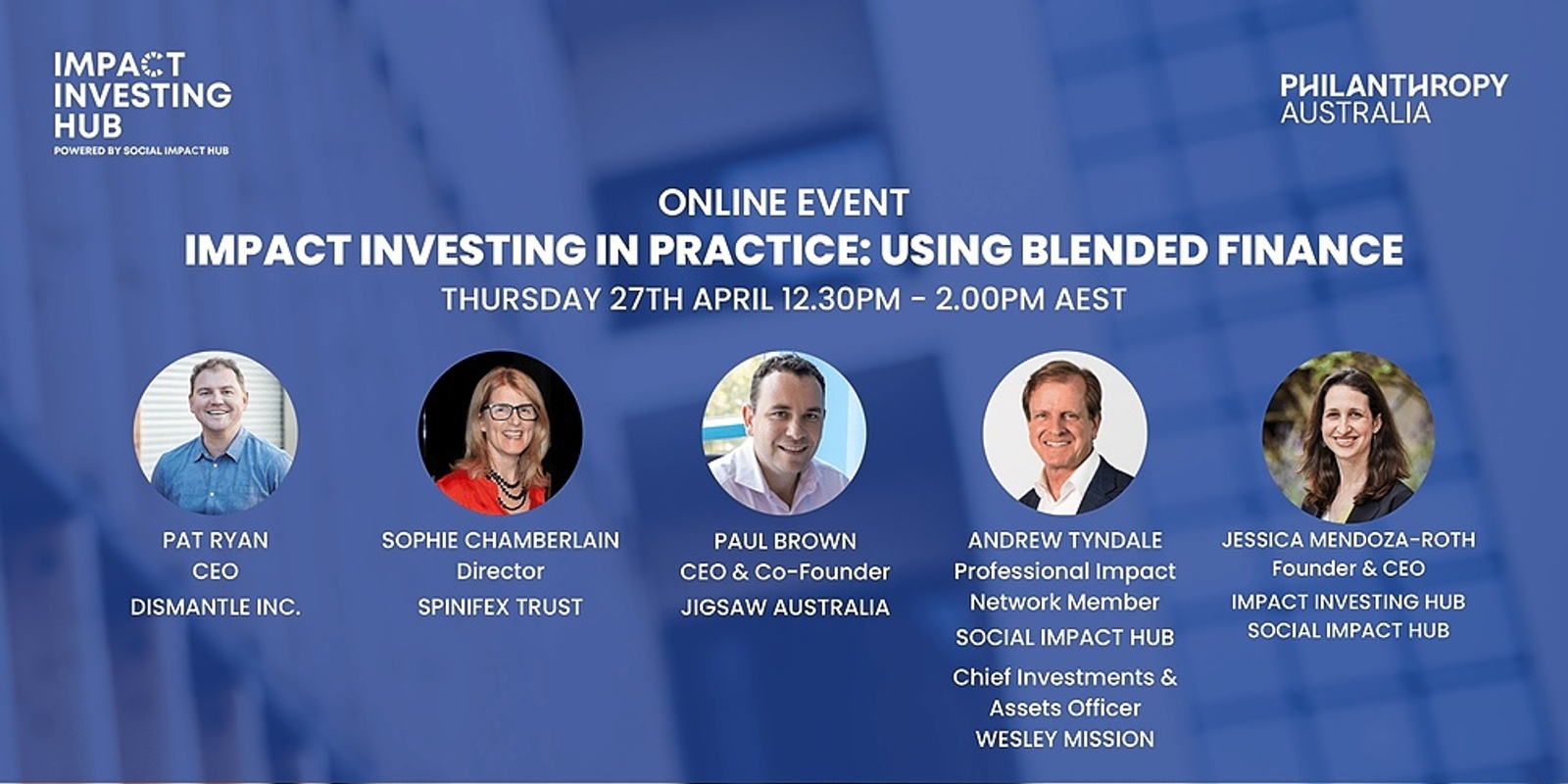 Banner image for Impact Investing in Practice: Using Blended Finance